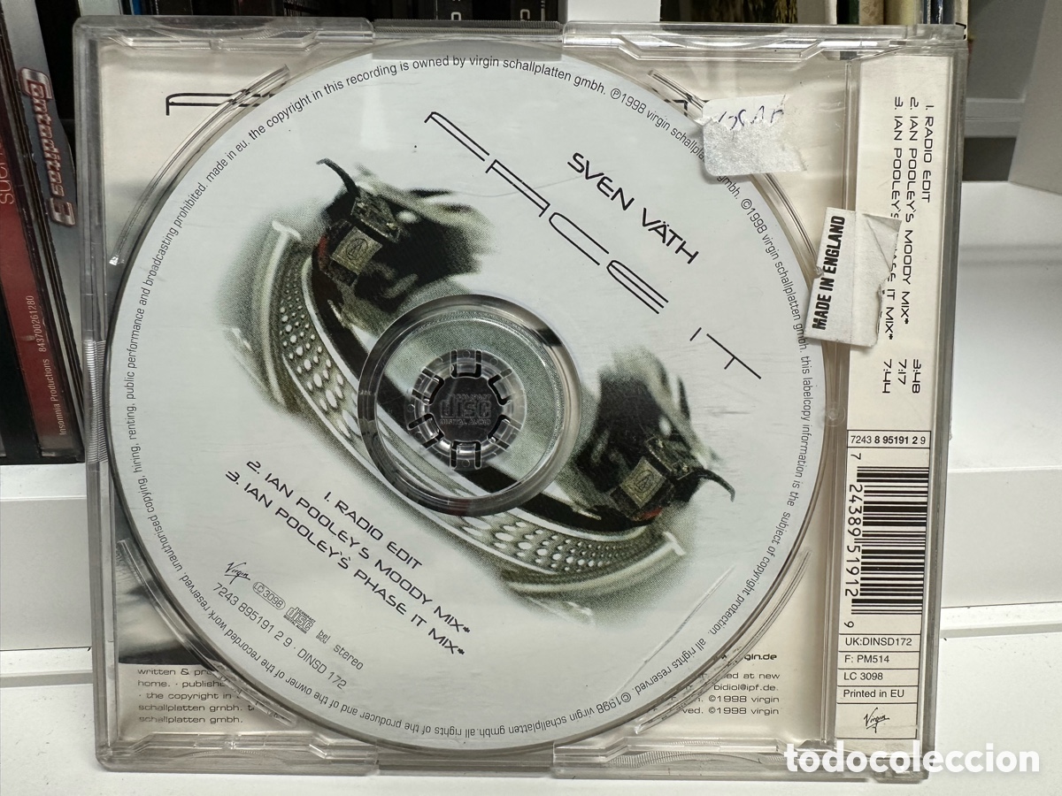 CDs de m&uacute;sica: Sven V&auml;th - Face It (CD, Single) - Foto 2