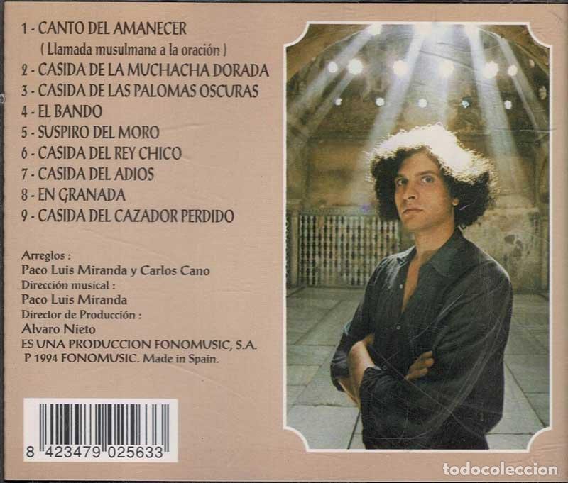 CDs de m&uacute;sica: Carlos Cano - Cr&oacute;nicas Granadinas. CD - Foto 2