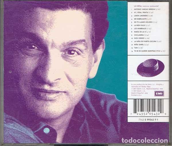 CDs de m&uacute;sica: Carlos Cano - La Copla, memoria sentimental. CD - Foto 2