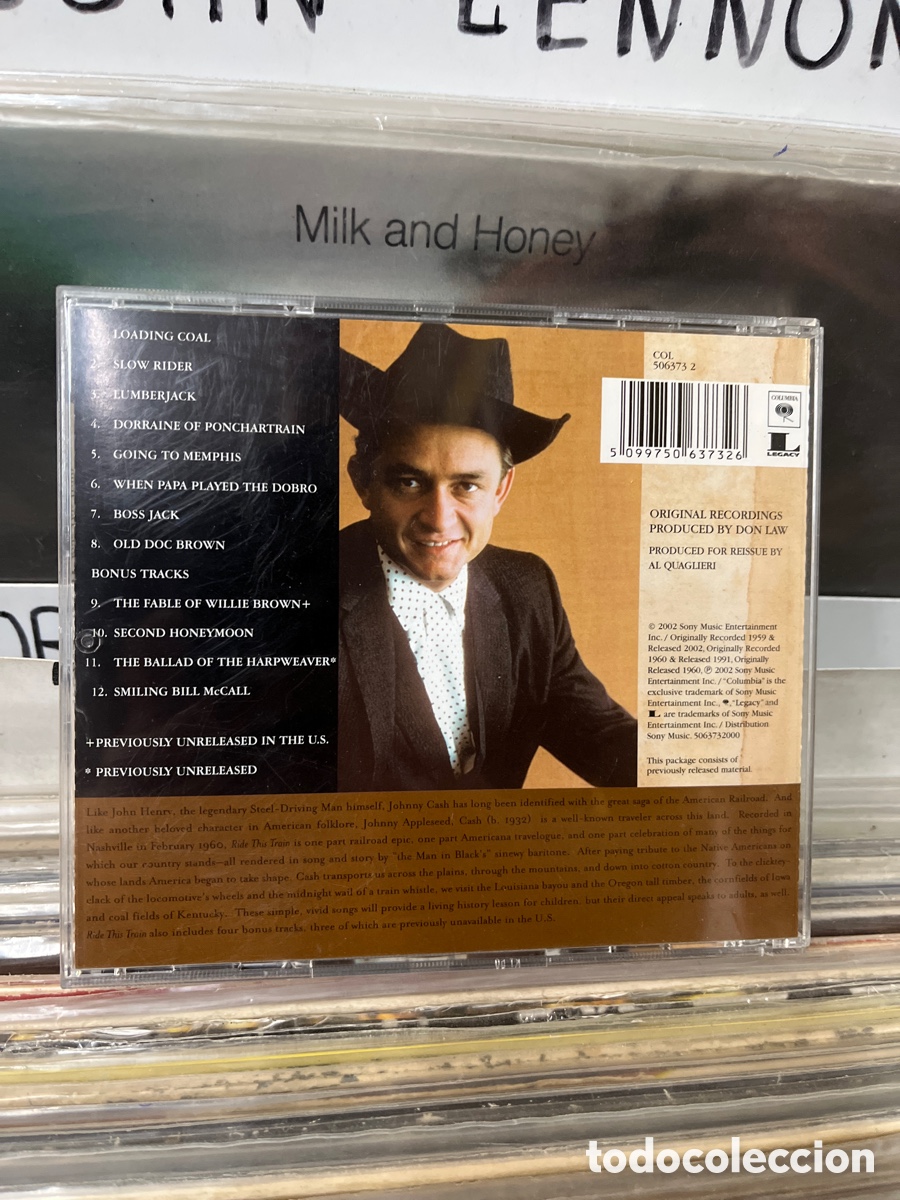 CDs de m&uacute;sica: Johnny cash ride this train - Foto 2