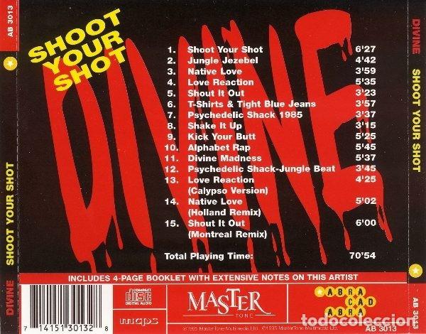 CDs de m&uacute;sica: Divine &ndash; Shoot Your Shot - CD - Foto 3