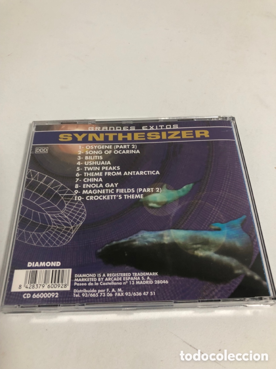 CDs de m&uacute;sica: Synthesizer Grandes &Eacute;xitos Cd 1996 - Foto 3