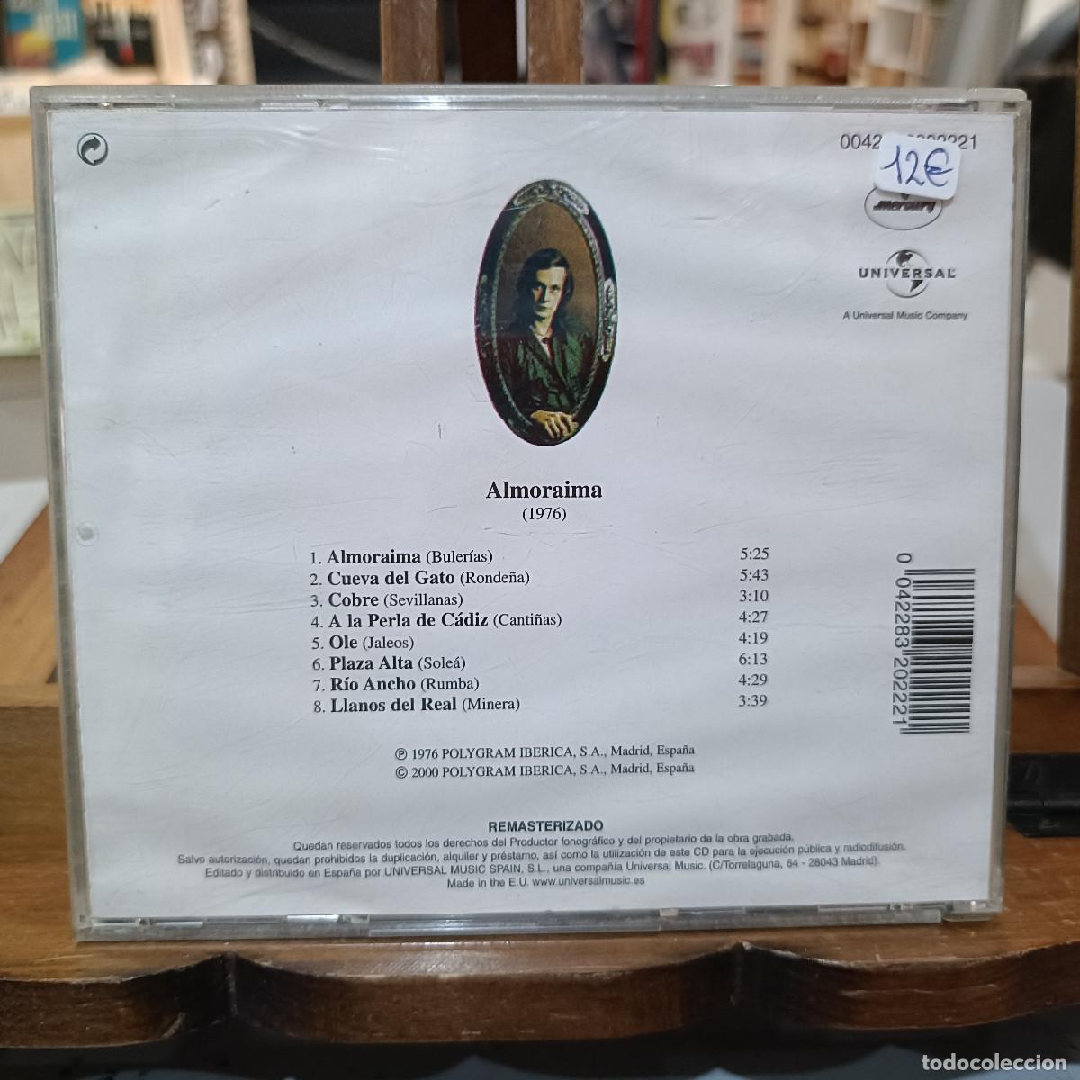 CDs de m&uacute;sica: Paco de Luc&iacute;a - Almoraima - CD. - Foto 2