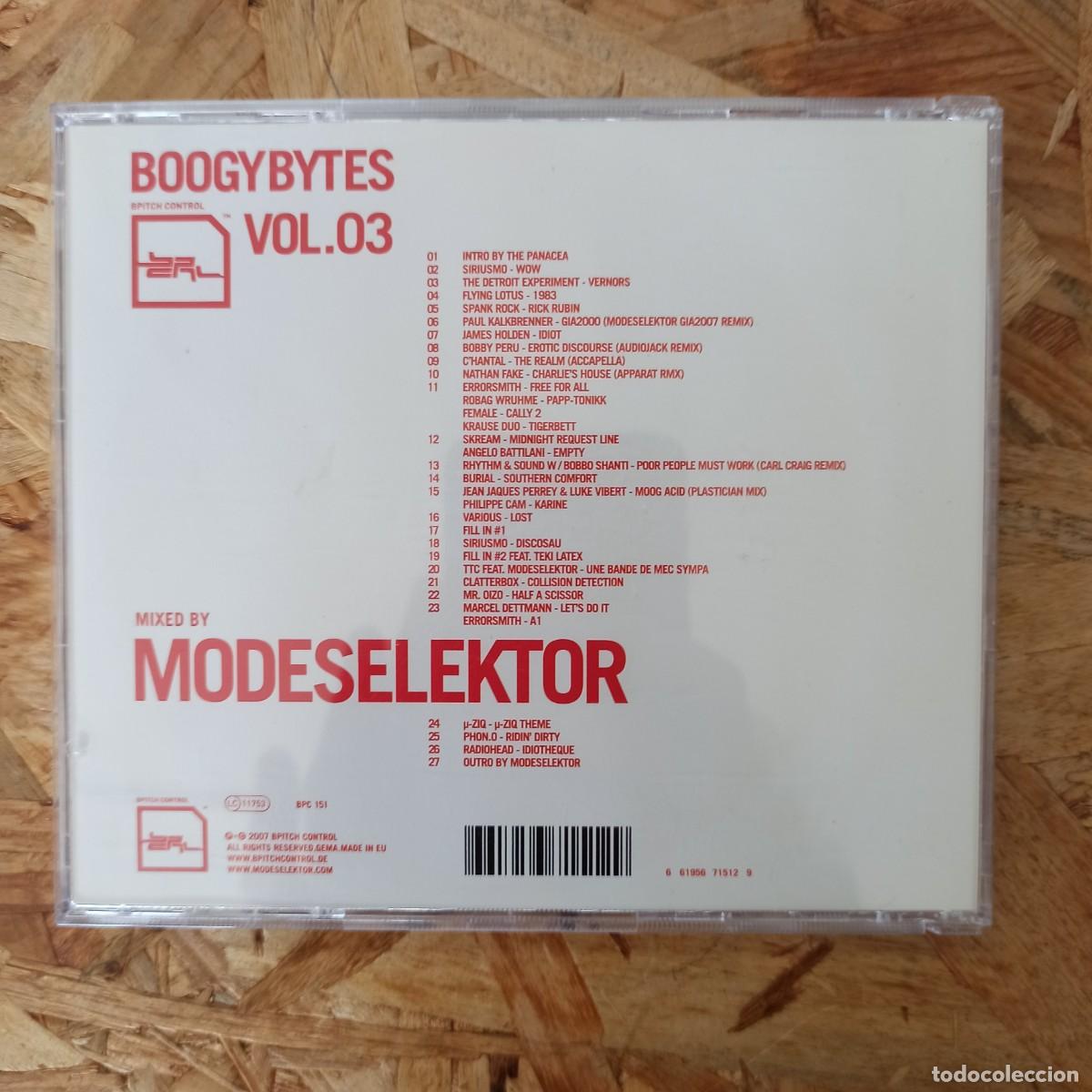 CDs de m&uacute;sica: CD Modeselektor &ndash; Boogybytes Vol.03 - Foto 2