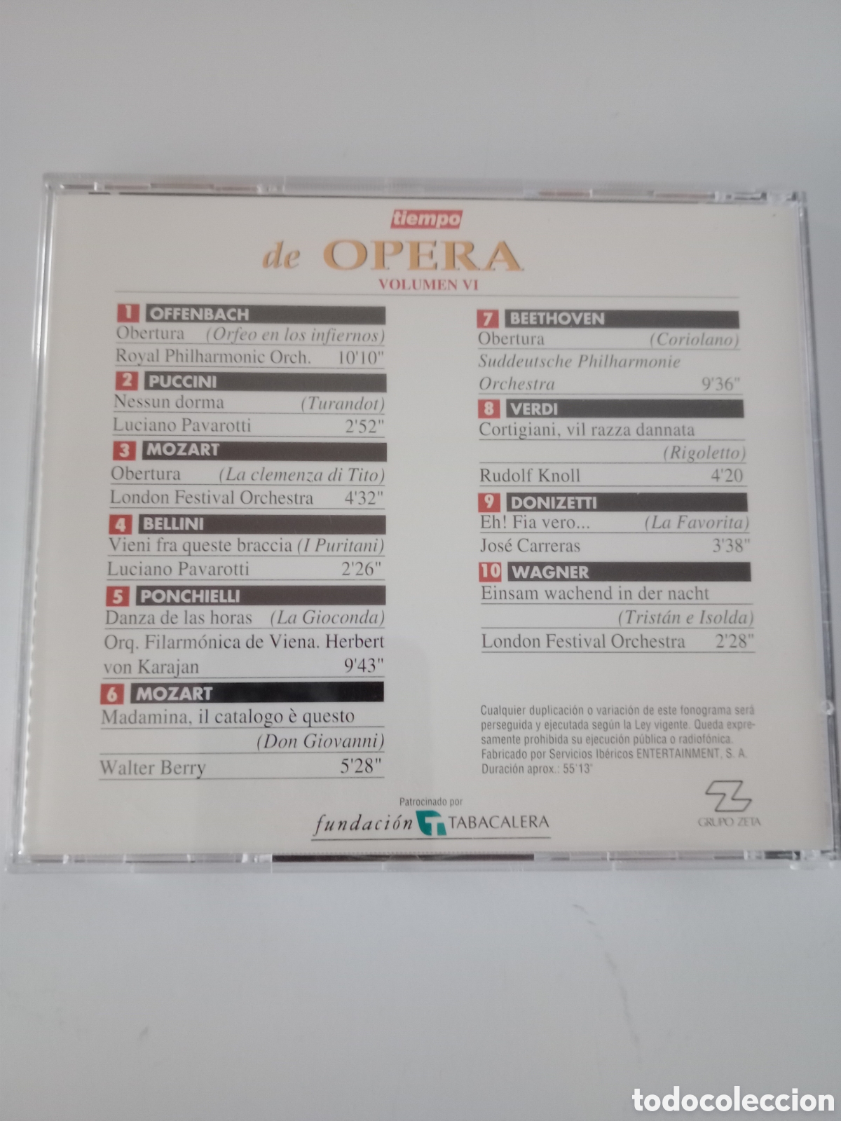 CDs de m&uacute;sica: Tiempo de Opera. Volumen 6. CD - Foto 2