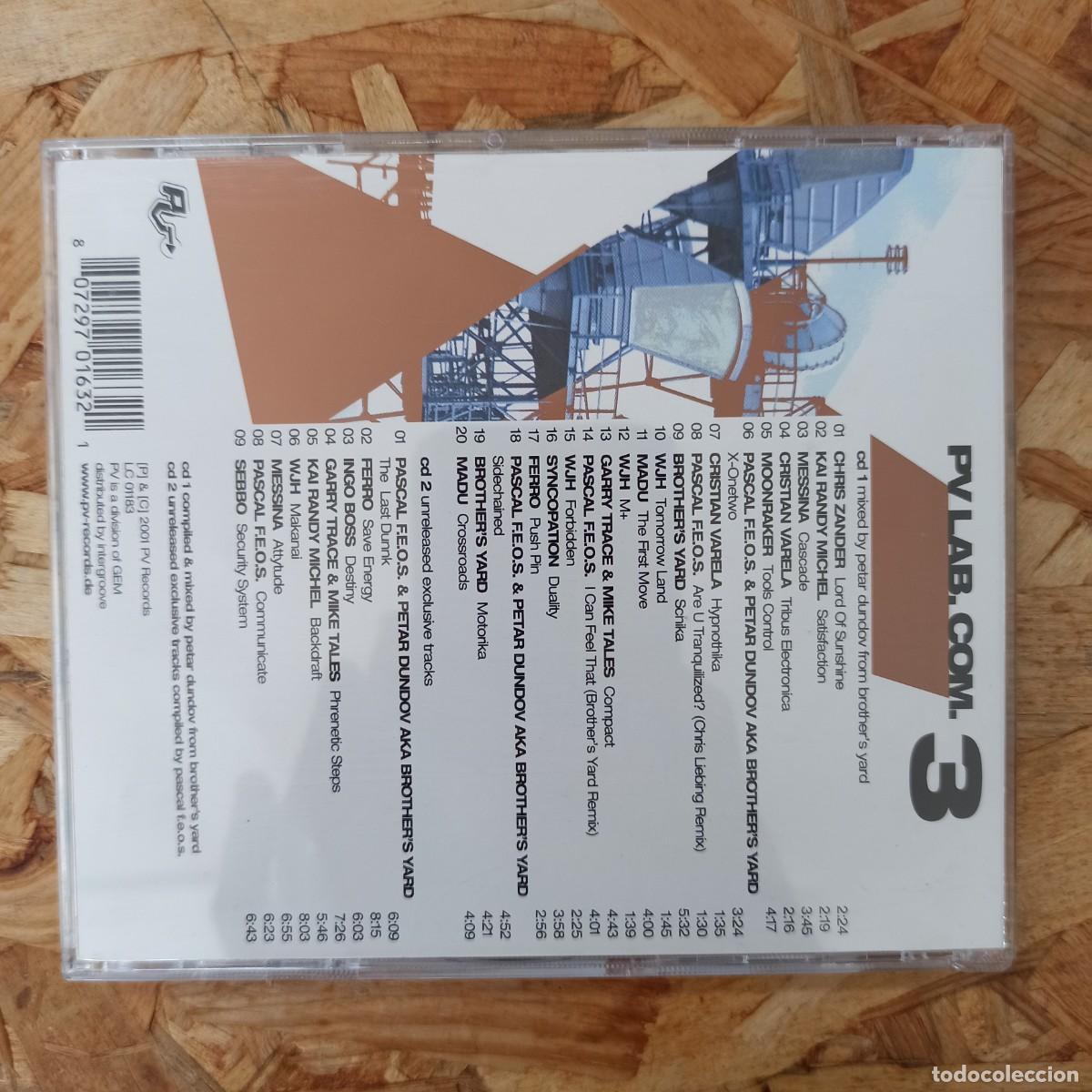 CDs de m&uacute;sica: CD PV LAB.COM. 3 - Five Years PV-Records - Foto 2