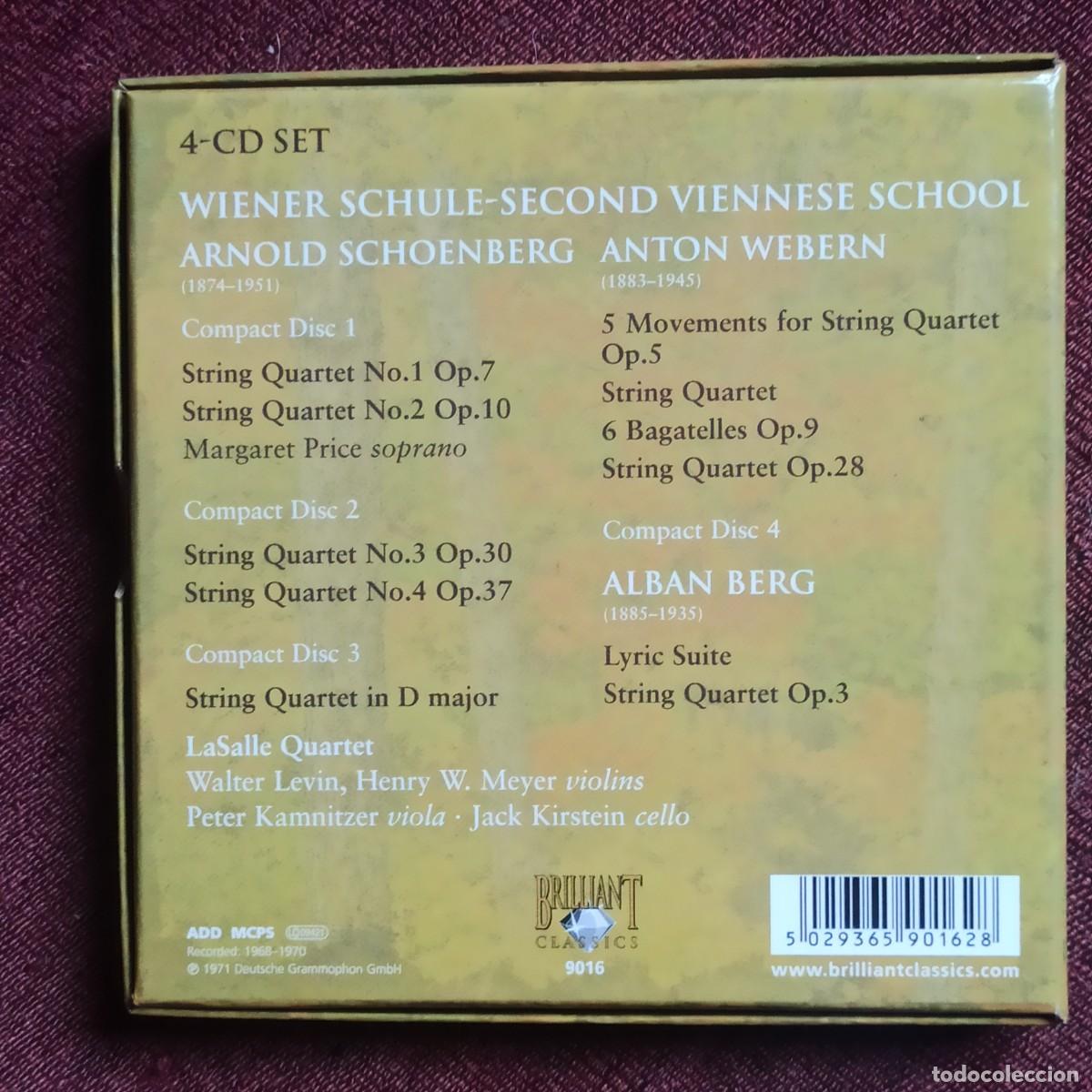 CDs de m&uacute;sica: CD Schoenberg*, Berg*, Webern* - LaSalle Quartet &ndash; String Quartets - Foto 2