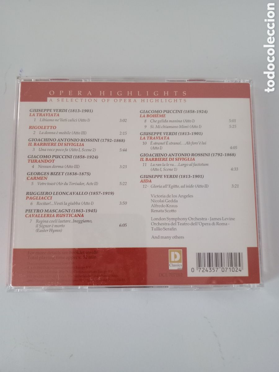 CDs de m&uacute;sica: A selection of opera highlights CD - Foto 2