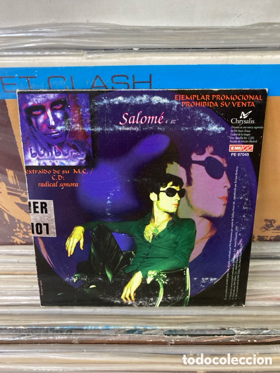 CDs de m&uacute;sica: Bunbury - Salom&eacute; Single - Foto 2