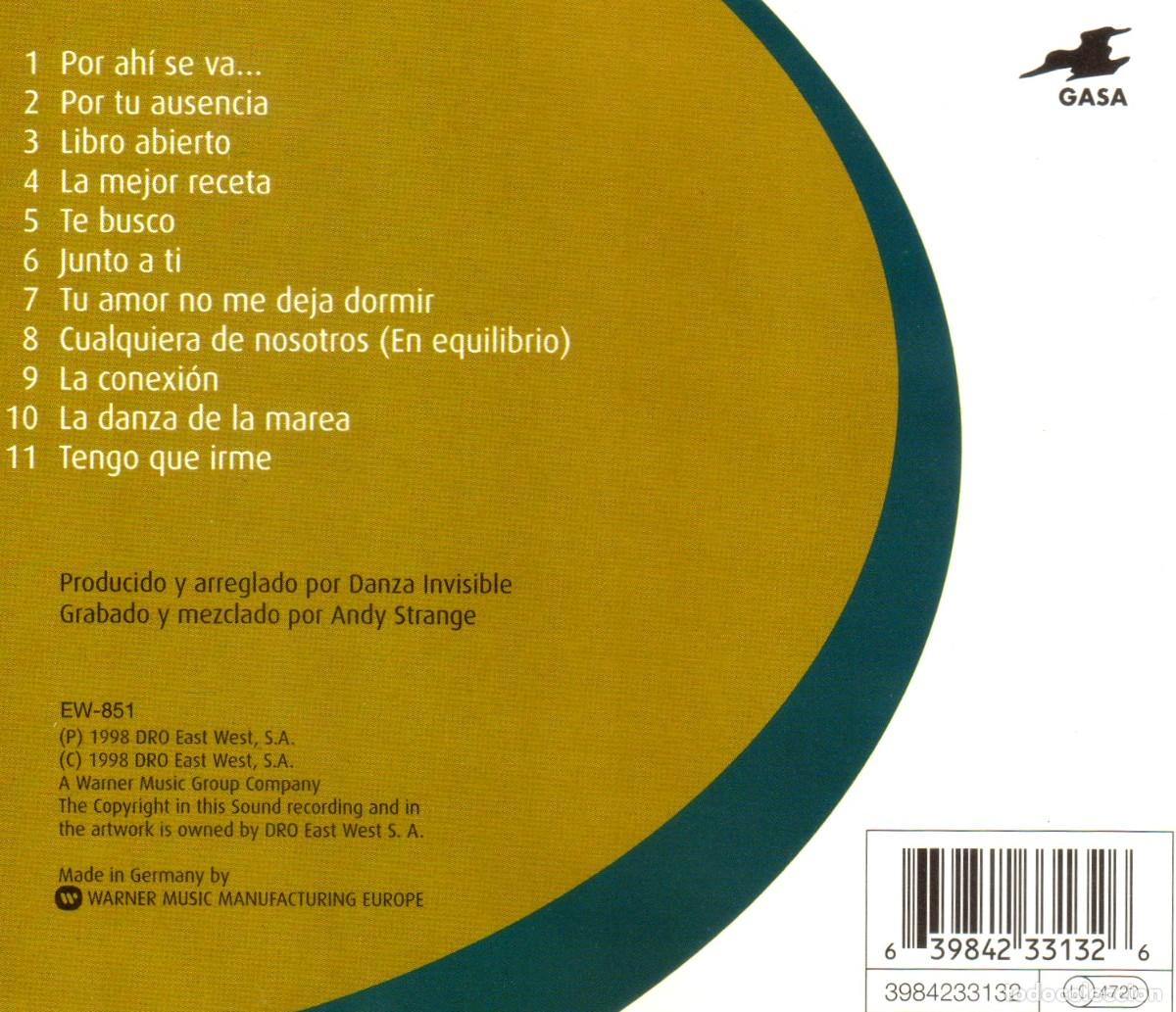 CDs de m&uacute;sica: �R8761 - DANZA INVISIBLE. EN EQUILIBRIO. CD. - Foto 2