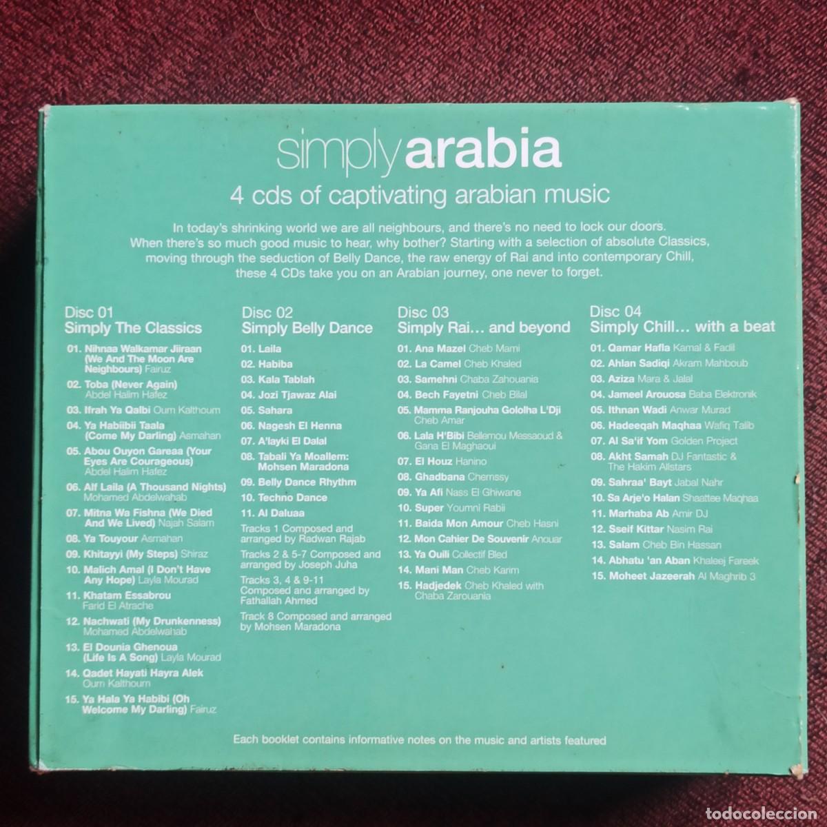 CDs de m&uacute;sica: CD Simply Arabia (2009) - Foto 2