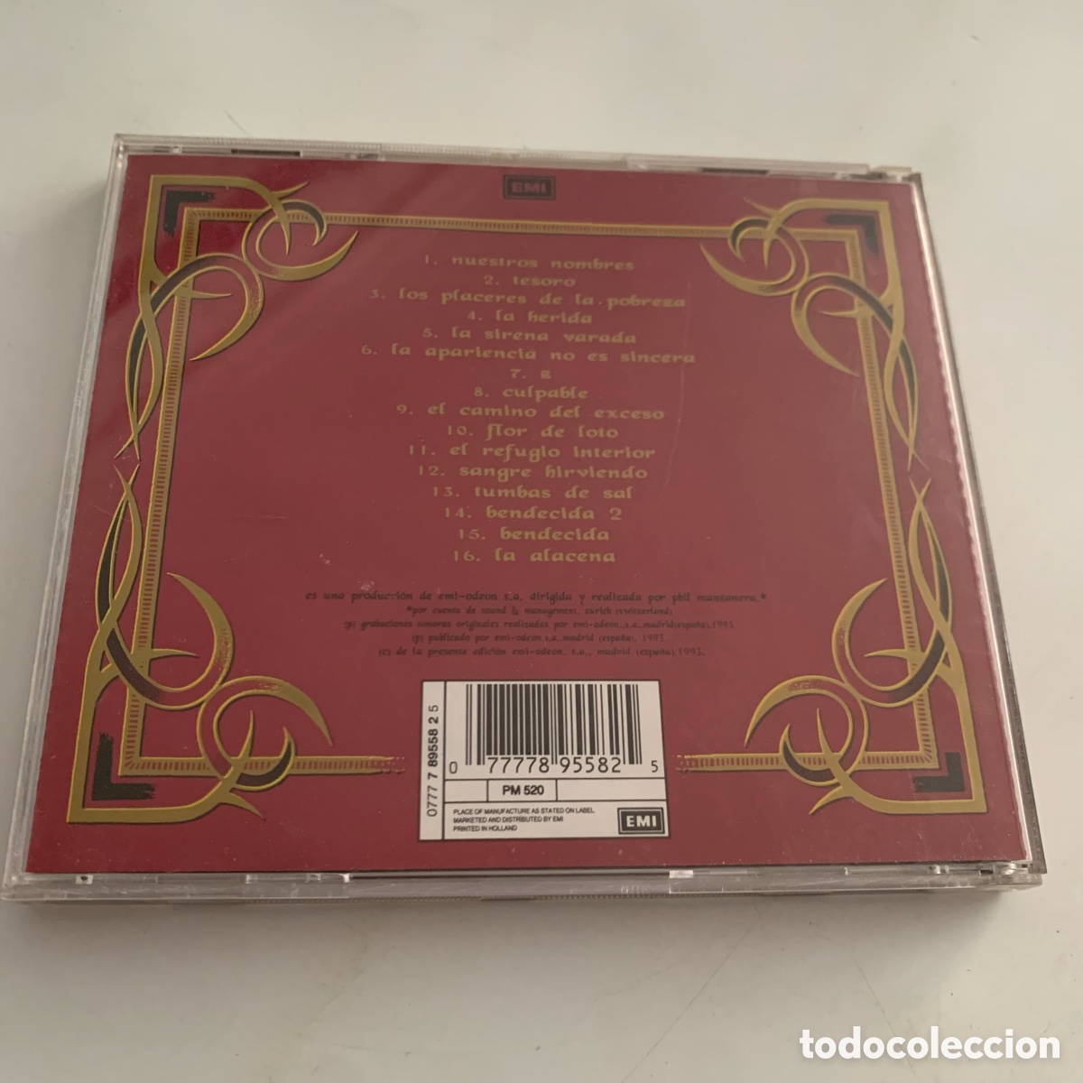 CDs de m&uacute;sica: Cd HEROES DEL SILENCIO EL ESPIRITU DEL VINO - Foto 4
