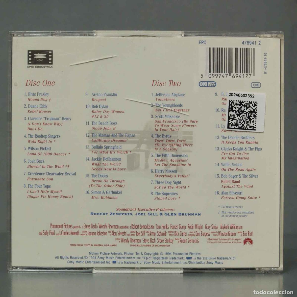 CDs de m&uacute;sica: CD. Forrest Gump - The Soundtrack - Foto 2
