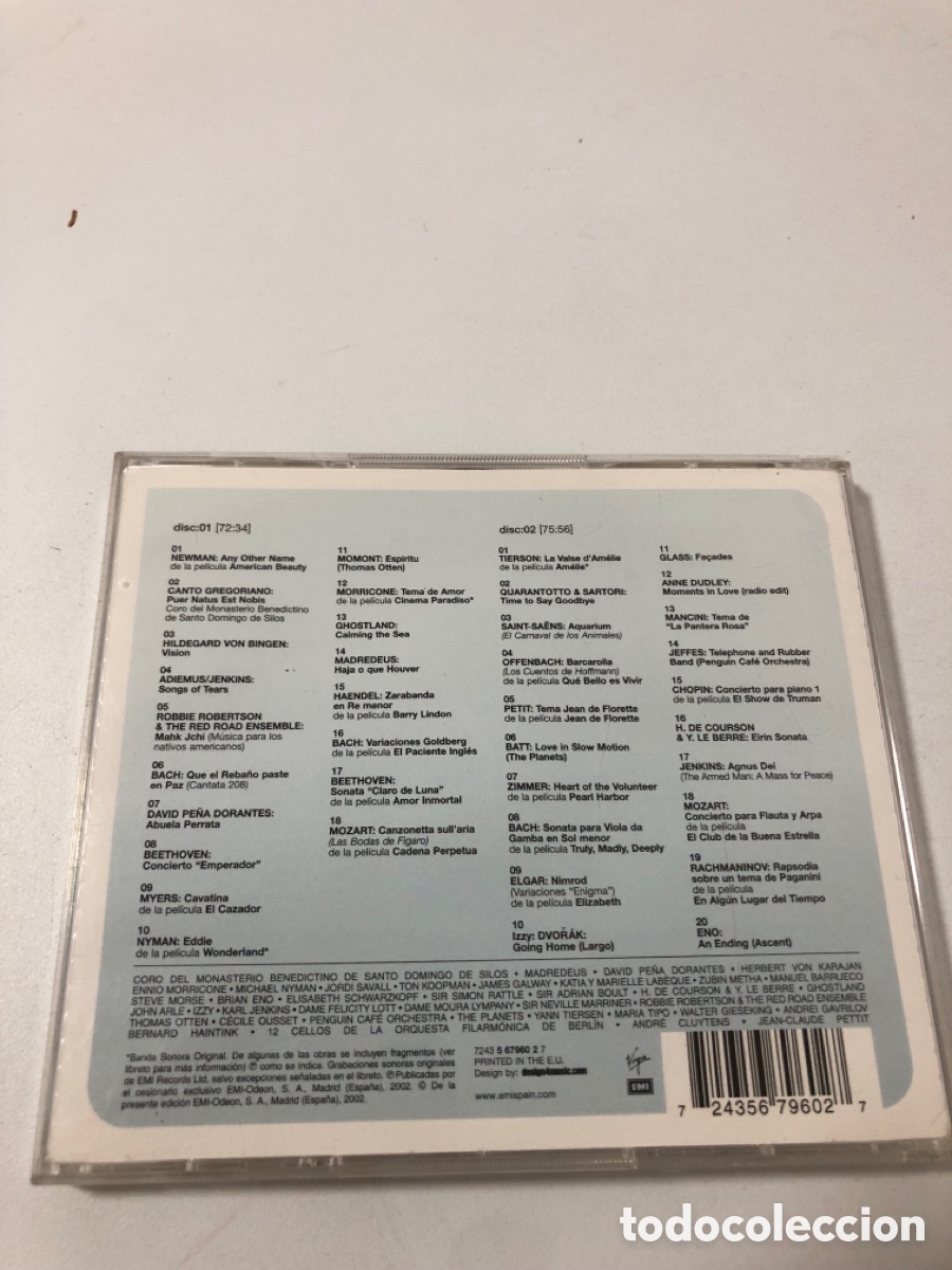 CDs de m&uacute;sica: Classical Chillout 2 Doble Cd - Foto 4