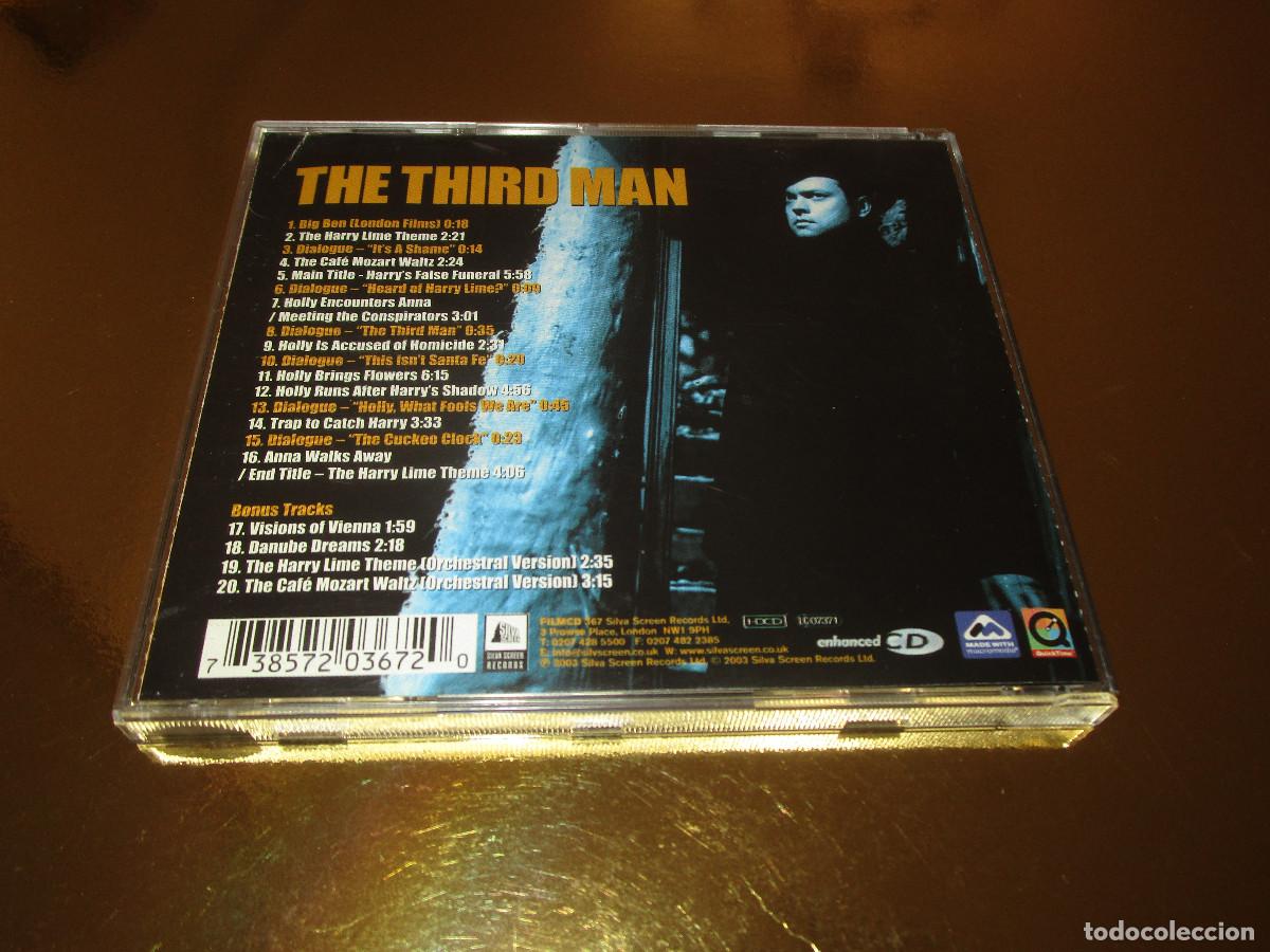 CDs de m&uacute;sica: THE THIRD MAN - CD - FILMCD 367 - SILVA SCREEN - Foto 3