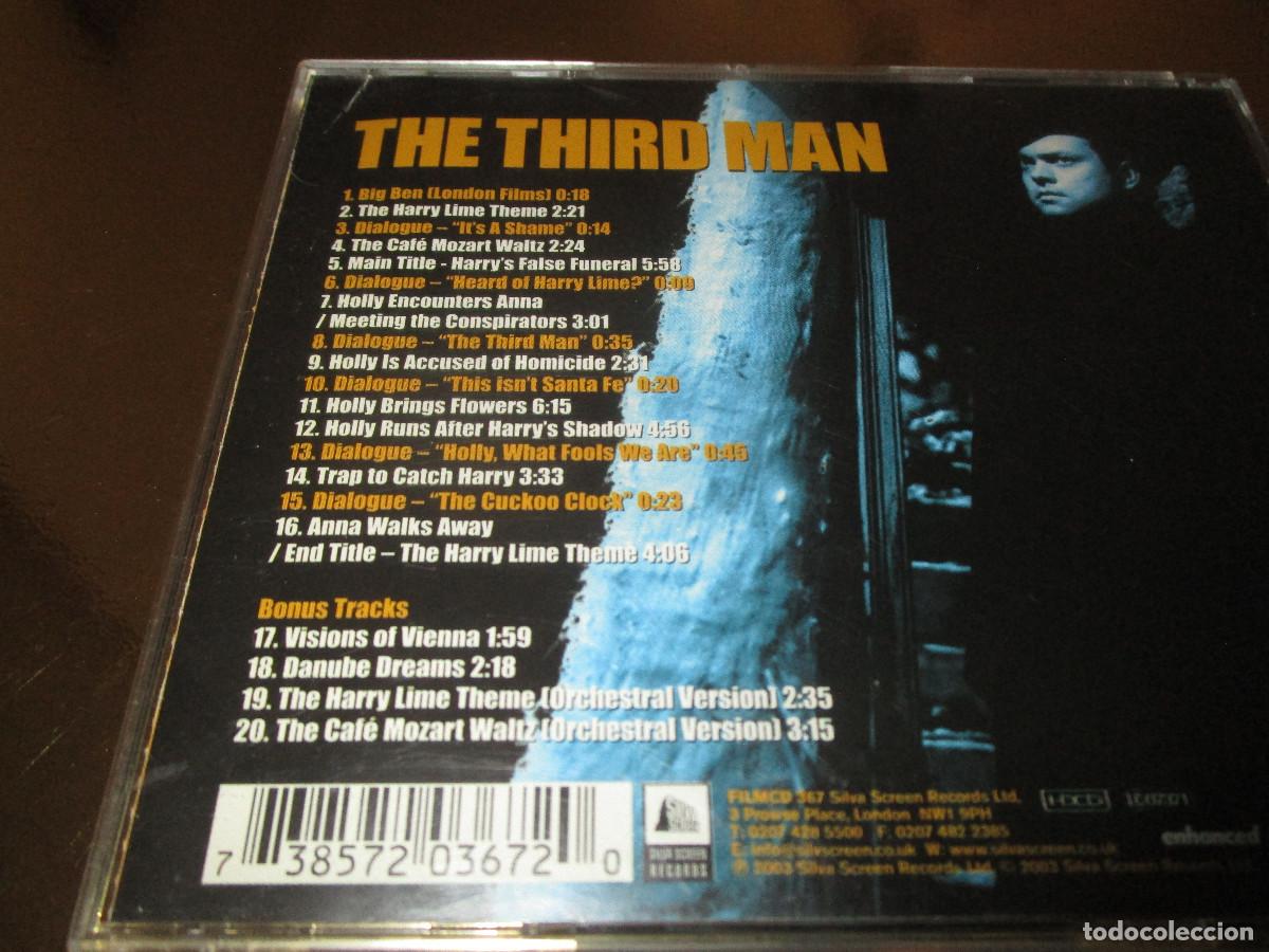 CDs de m&uacute;sica: THE THIRD MAN - CD - FILMCD 367 - SILVA SCREEN - Foto 4