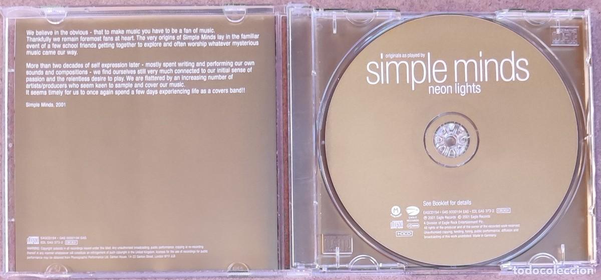CDs de m&uacute;sica: SIMPLE MINDS - NEON LIGHTS (CD) HDCD - 2001 - 10 TEMAS - Foto 2