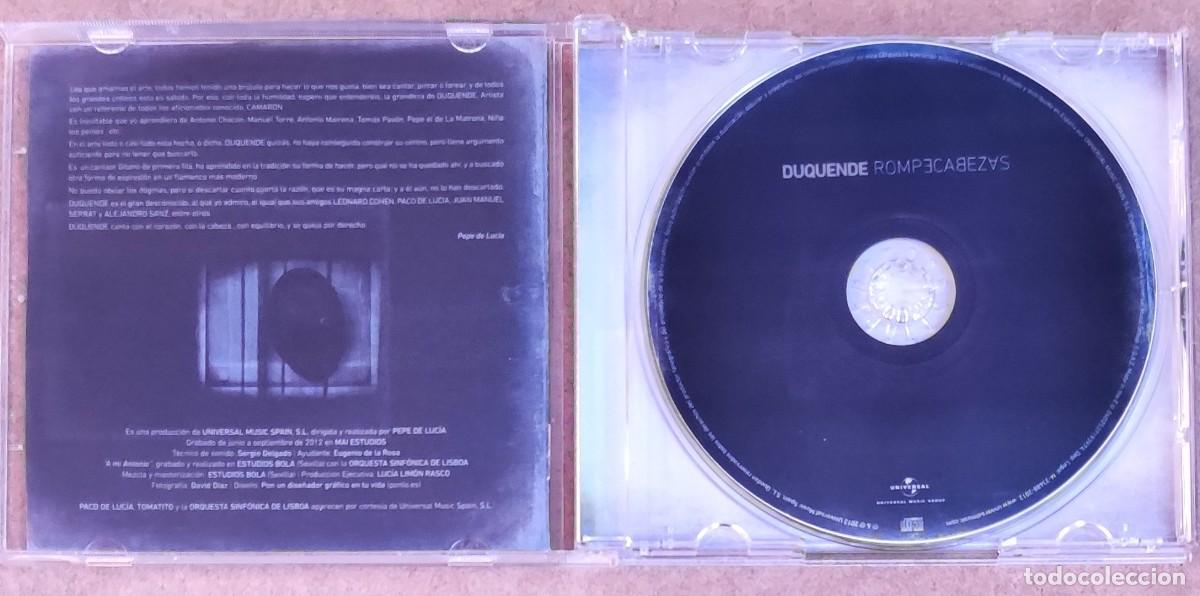 CDs de m&uacute;sica: DUQUENDE - ROMPECABEZAS (CD) 2012 - 11 COPLAS - Foto 2