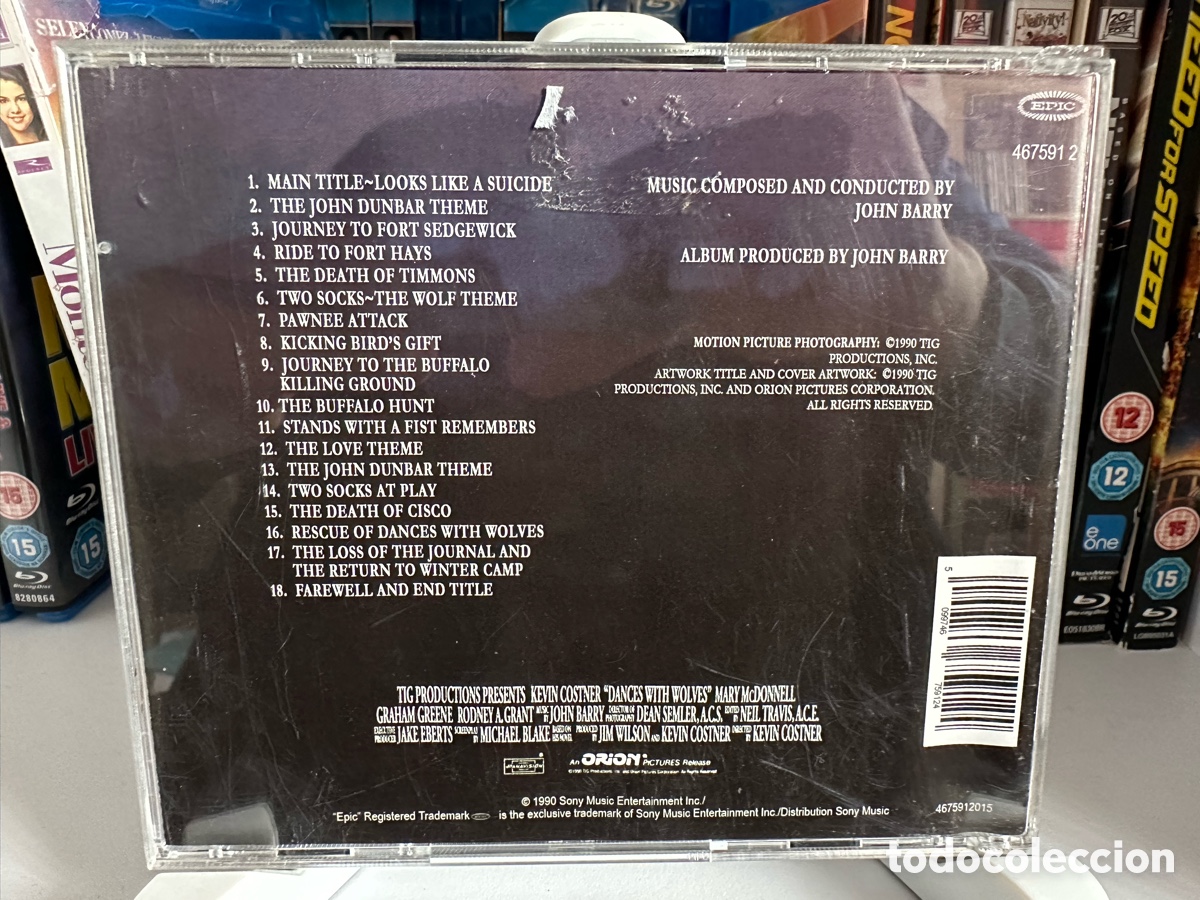 CDs de m&uacute;sica: John Barry - Dances With Wolves (CD, Album) - Foto 2