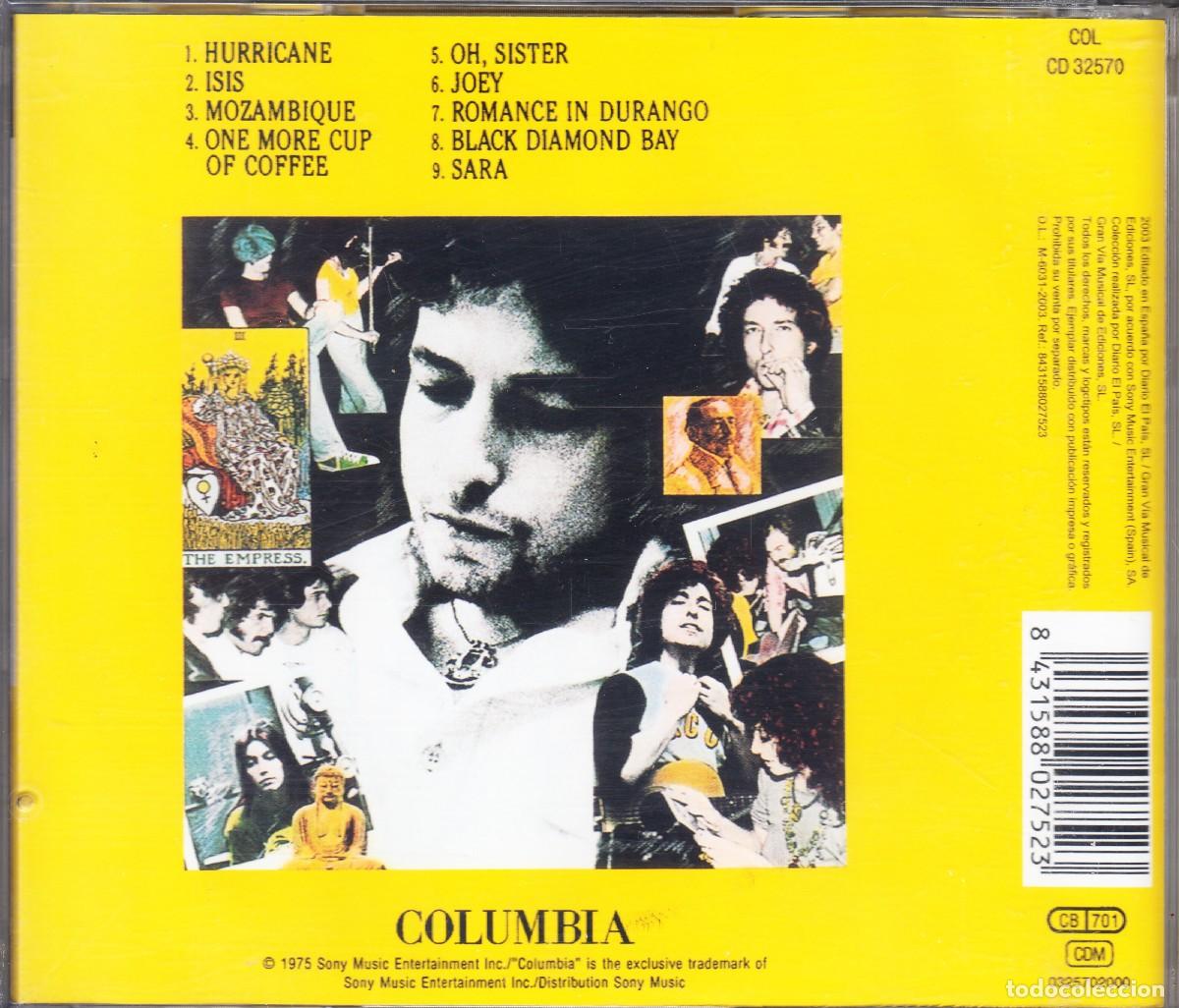 CDs de m&uacute;sica: BOB DYLAN. DESIRE. CD. - Foto 2