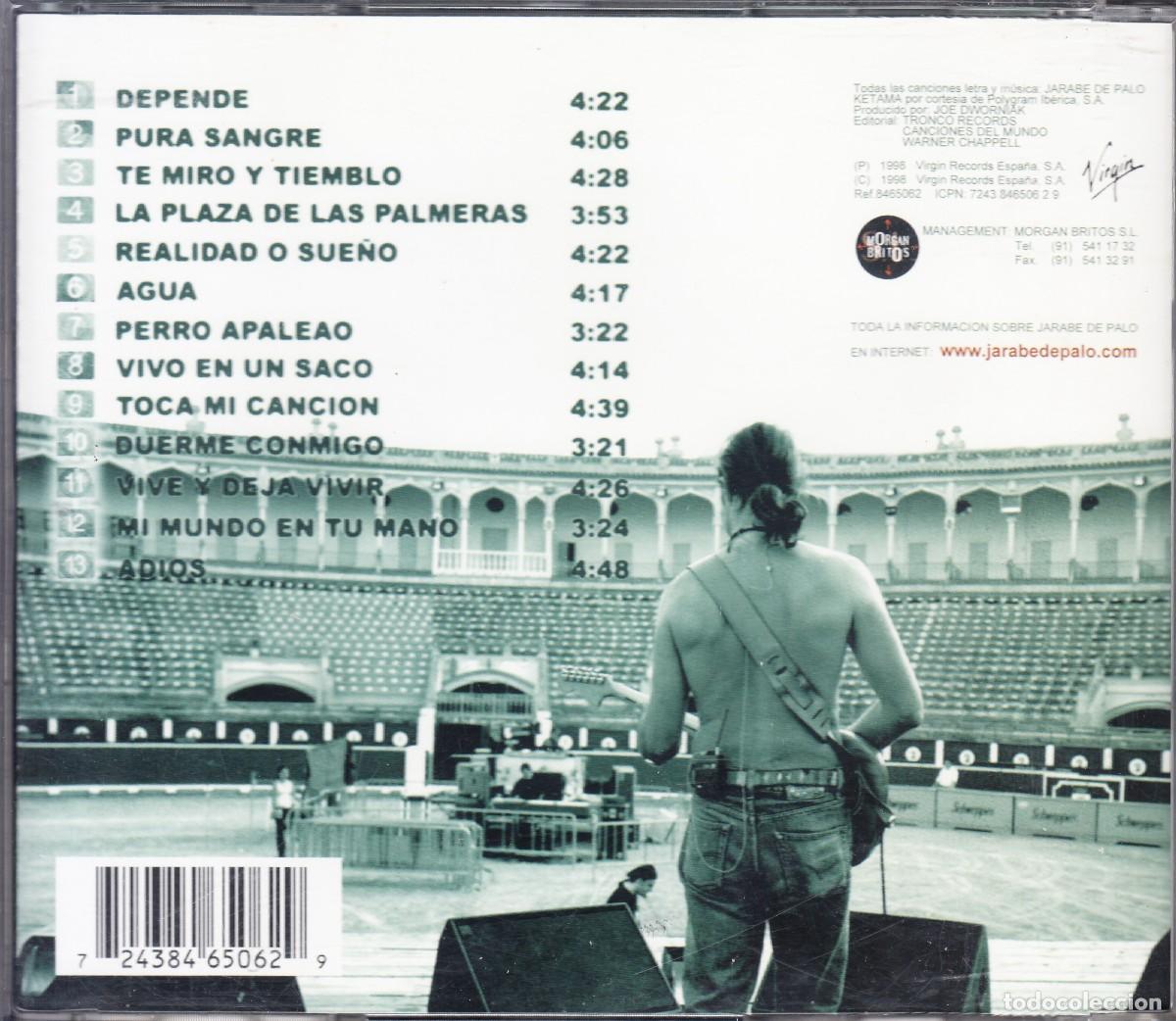 CDs de m&uacute;sica: JARABE DE PALO. DEPENDE. CD. - Foto 2