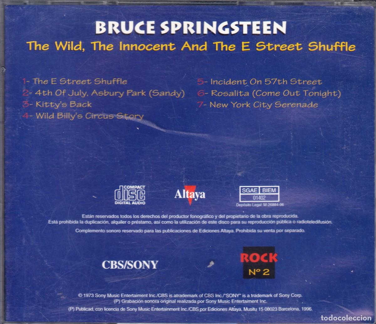 CDs de m&uacute;sica: BRUCE SPRINGSTEEN. THE WILD, THE INNOCENT...CD. - Foto 2