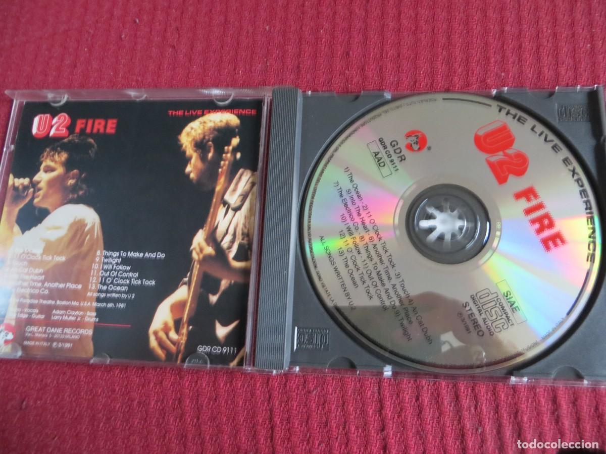 CDs de m&uacute;sica: U2: FIRE (CD) LIVE BOSTON 1981 - Foto 2