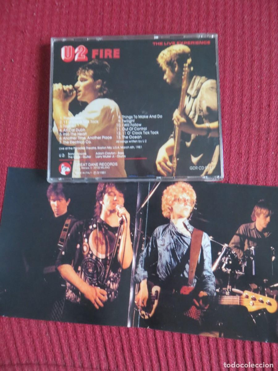CDs de m&uacute;sica: U2: FIRE (CD) LIVE BOSTON 1981 - Foto 3