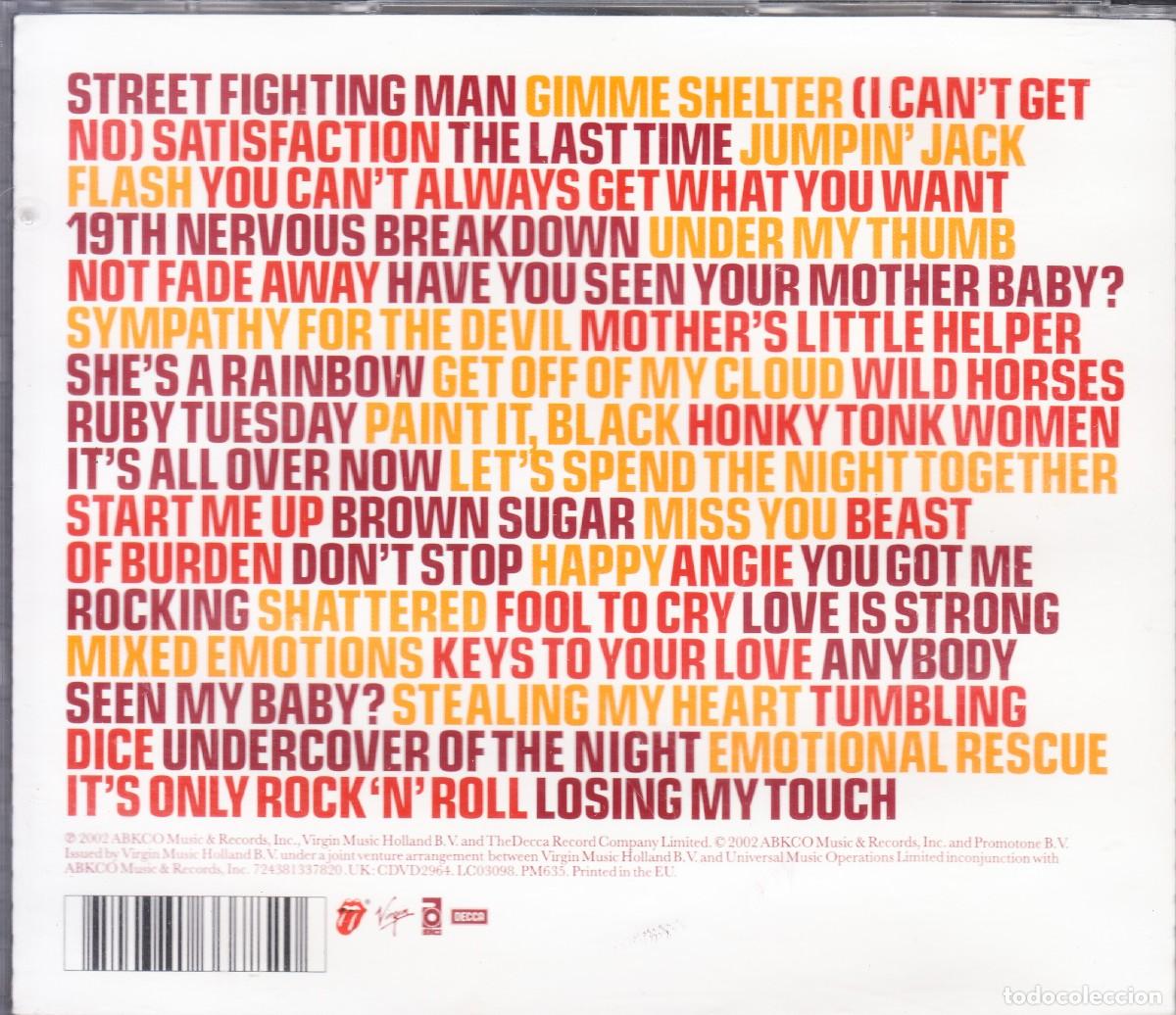 CDs de m&uacute;sica: THE ROLLING STONES. FORTY LICKS. 2 CD. - Foto 2