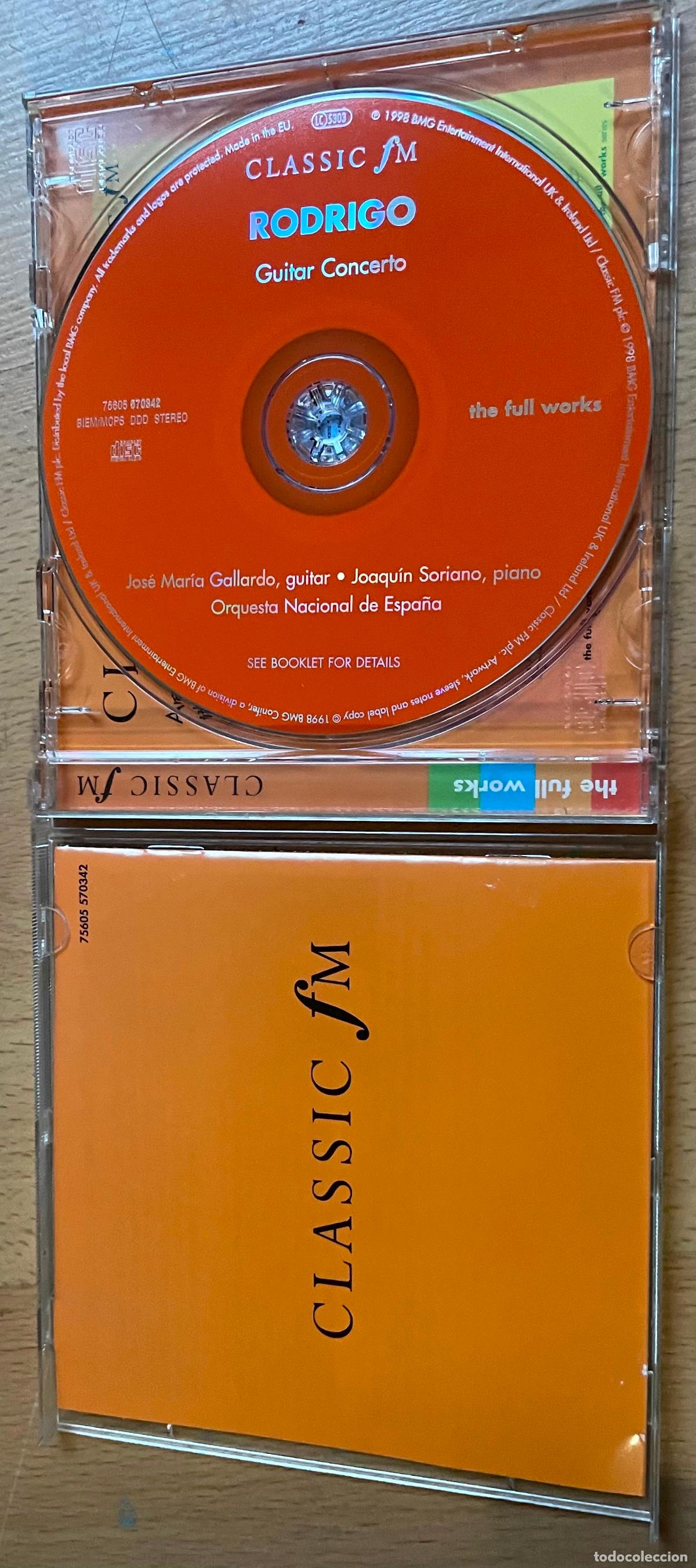 CDs de m&uacute;sica: RODRIGO, Guitar Concerto, CD - Foto 3