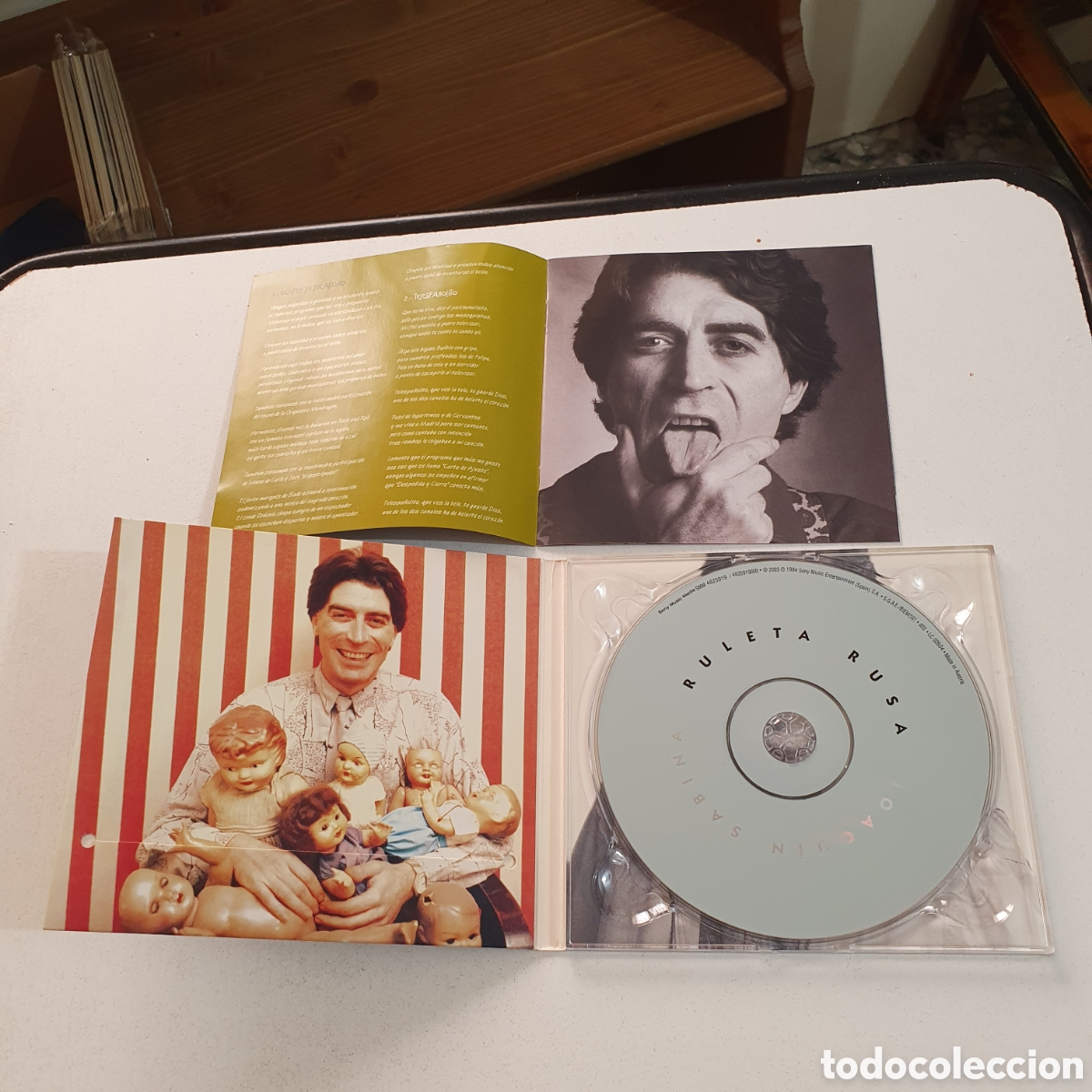 CDs de m&uacute;sica: Cd-15, Joaqu&iacute;n Sabina - Ruleta Rusa. - Foto 5