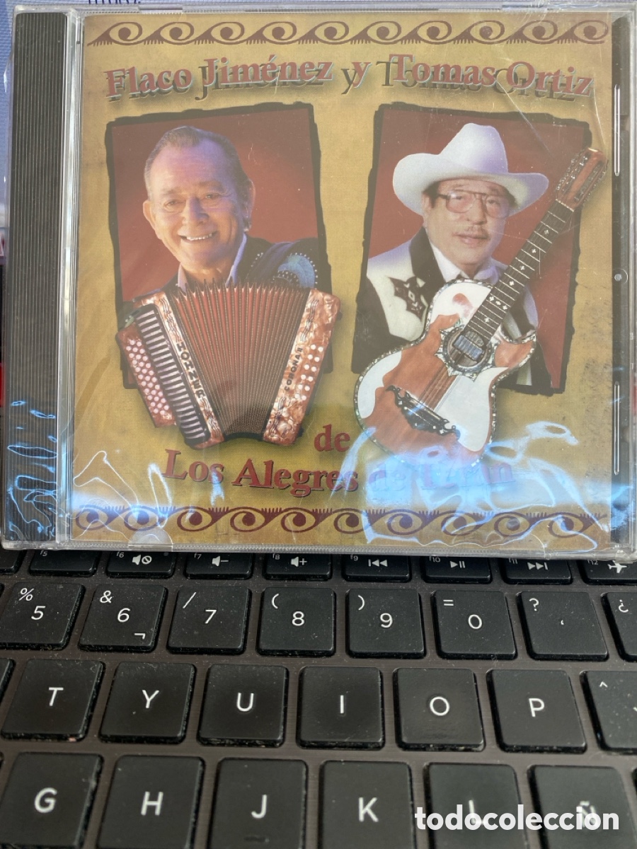 CDs de m&uacute;sica: FLACO JIMENEZ Y TOMAS ORTIZ - LOS ALEGRES DE TERAN CD ALBUM PRECINTADO - Foto 1