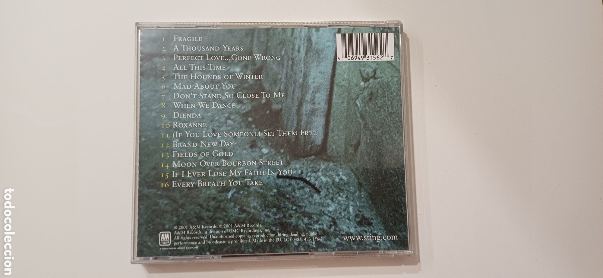CDs de m&uacute;sica: CD Sting &rdquo;All this time&rdquo;. - Foto 3
