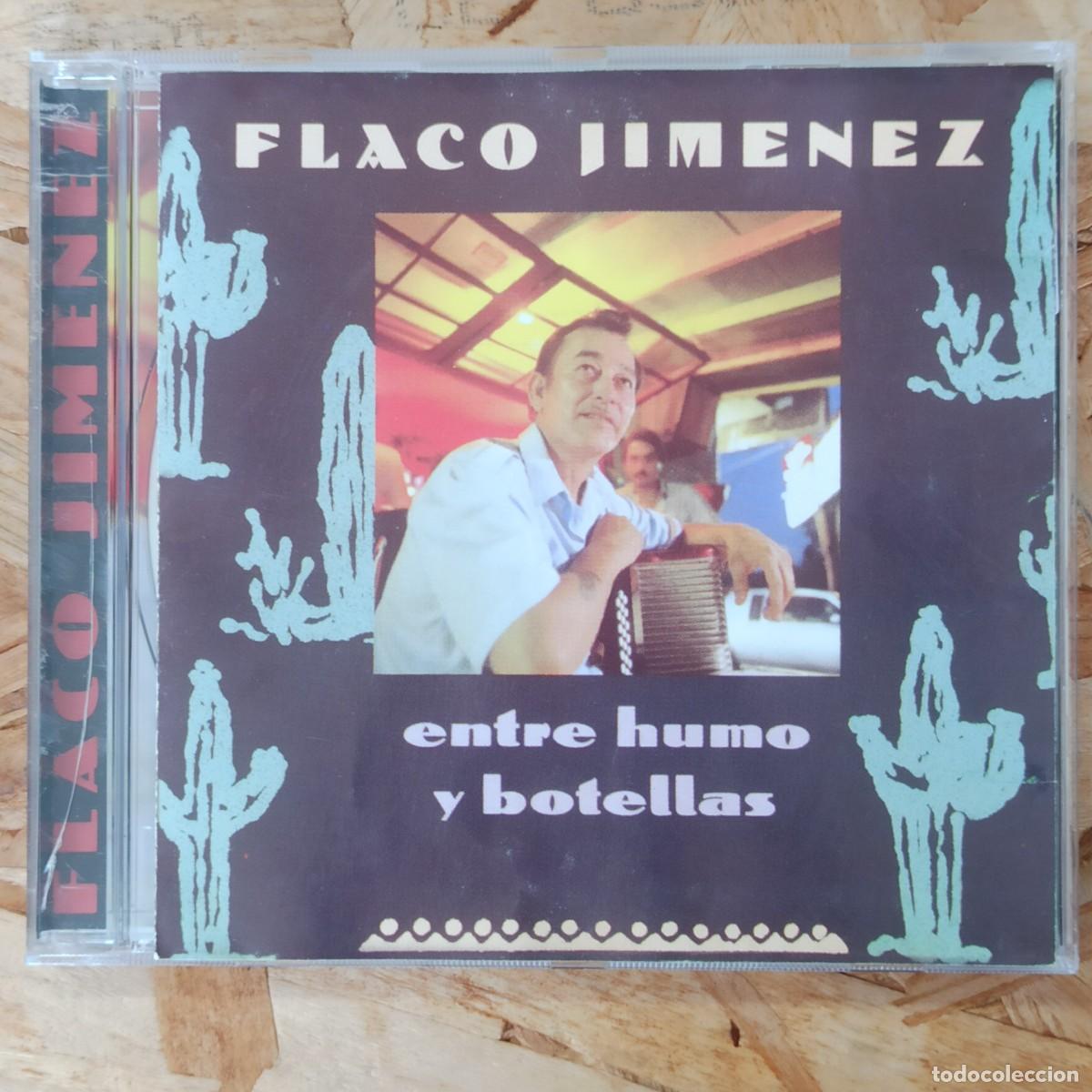 CDs de m&uacute;sica: CD Flaco Jimenez &ndash; Entre Humo Y Botellas - Foto 1