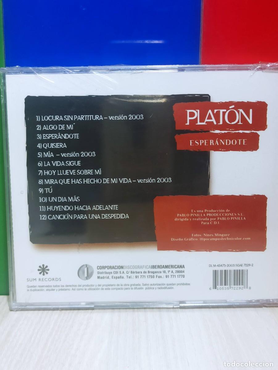 CDs de m&uacute;sica: PLAT&Oacute;N - ESPER&Aacute;NDOTE (PRECINTADO) - Foto 2