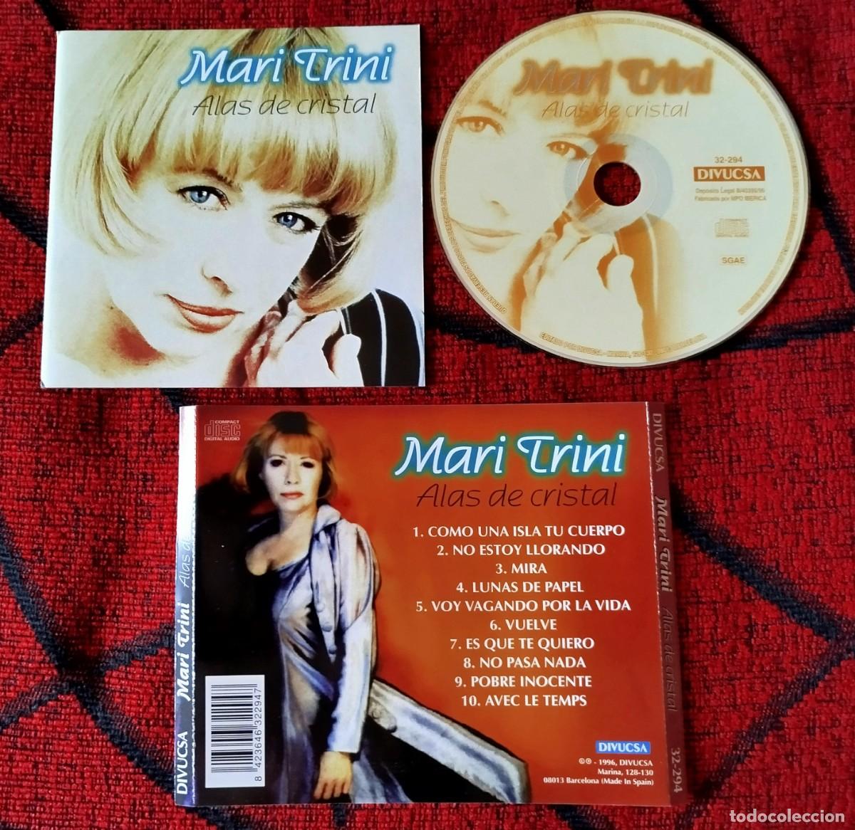 CDs de m&uacute;sica: MARI TRINI ** Alas De Cristal ** CD 1996 - Foto 1