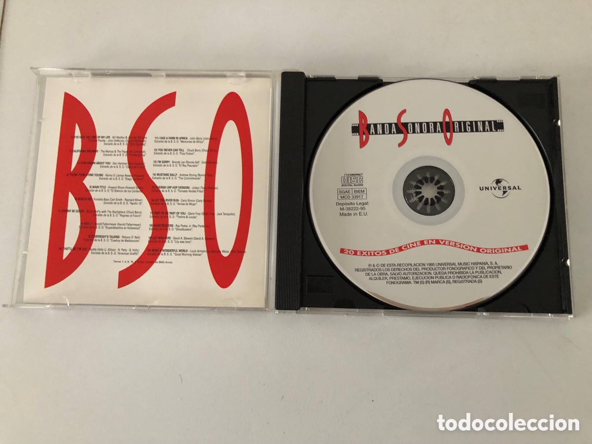 CDs de m&uacute;sica: Banda Sonora Original Cd - Foto 2