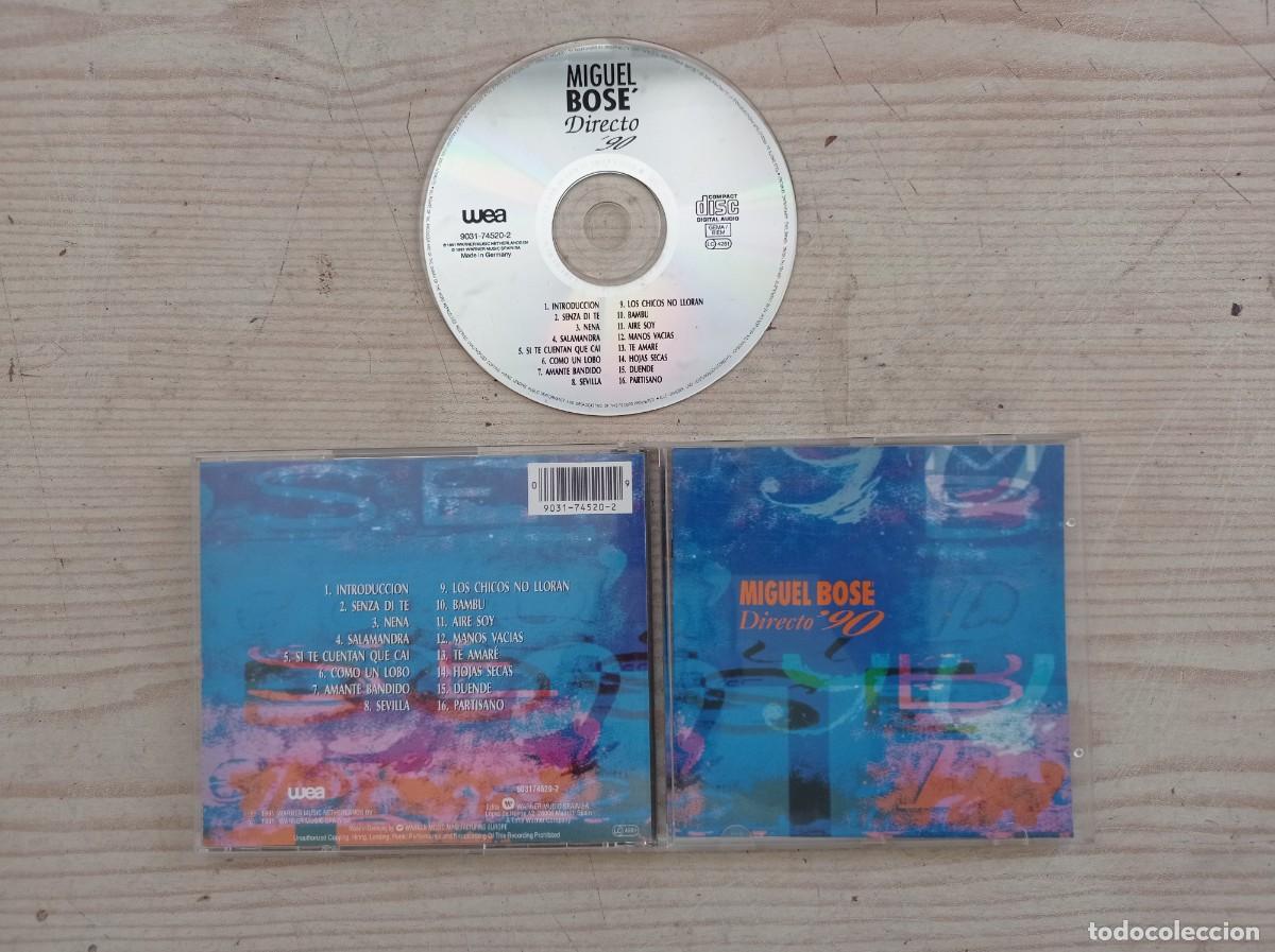 CDs de m&uacute;sica: Miguel Bose - Directo 90 CD - Foto 1