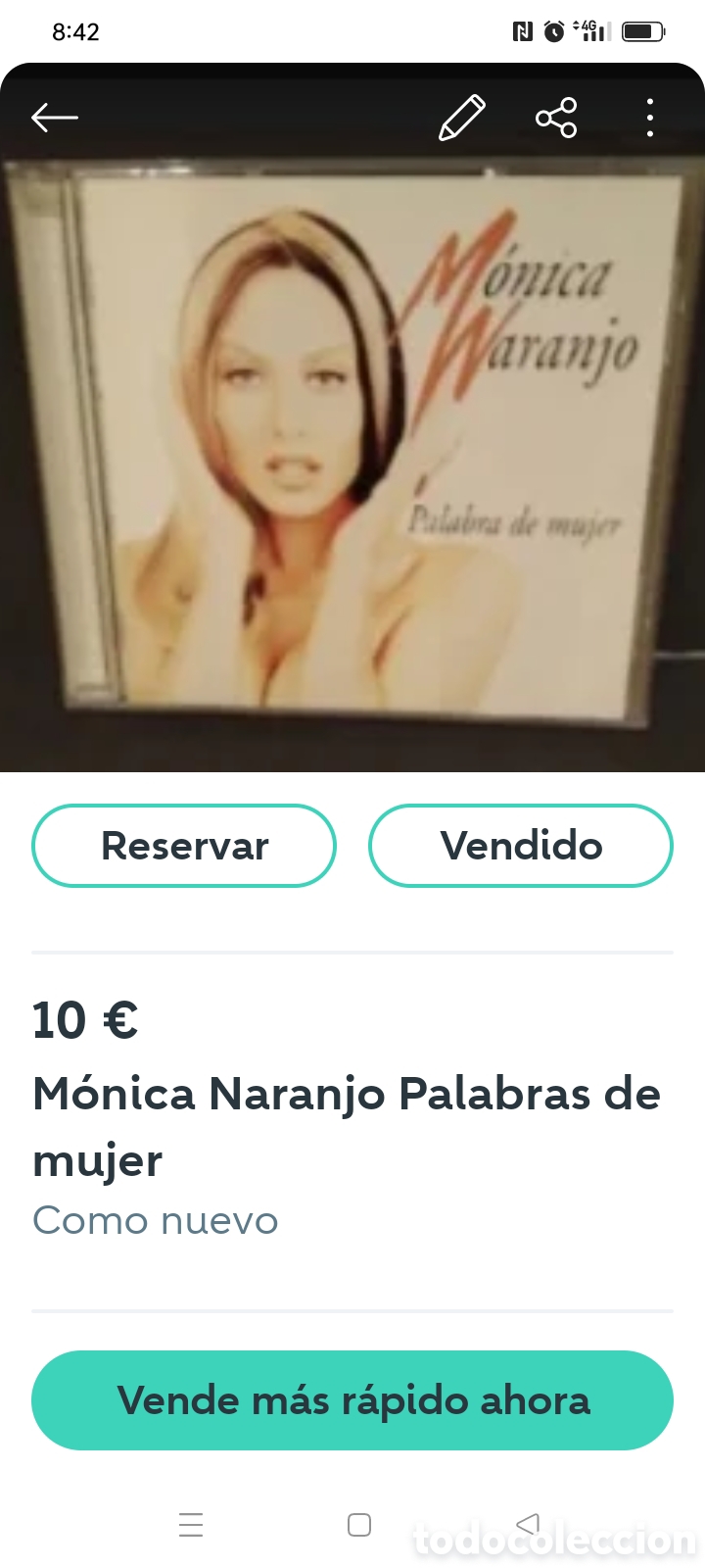 CDs de m&uacute;sica: M&oacute;nica naranjo ,palabras de mujer - Foto 1