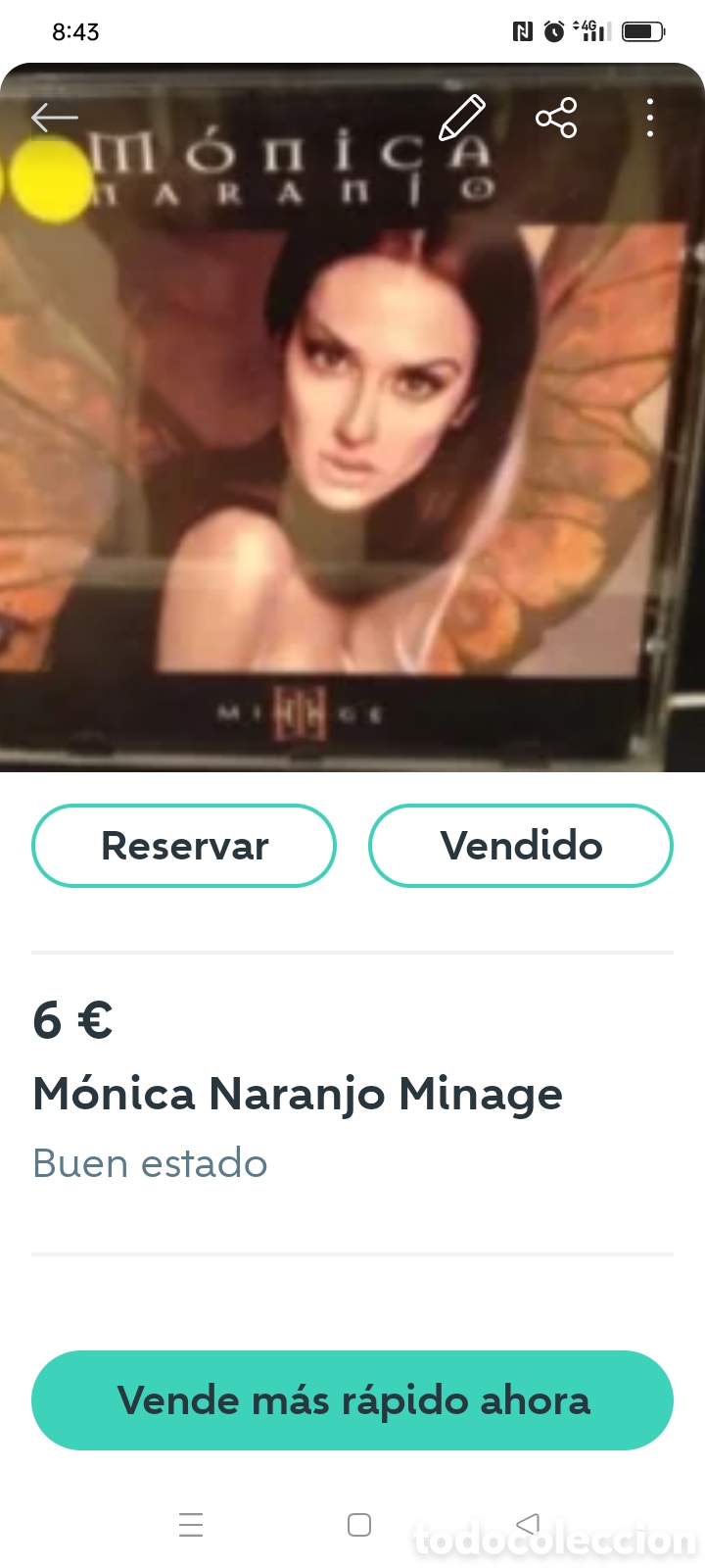 CDs de m&uacute;sica: M&oacute;nica Naranjo,Minage - Foto 1