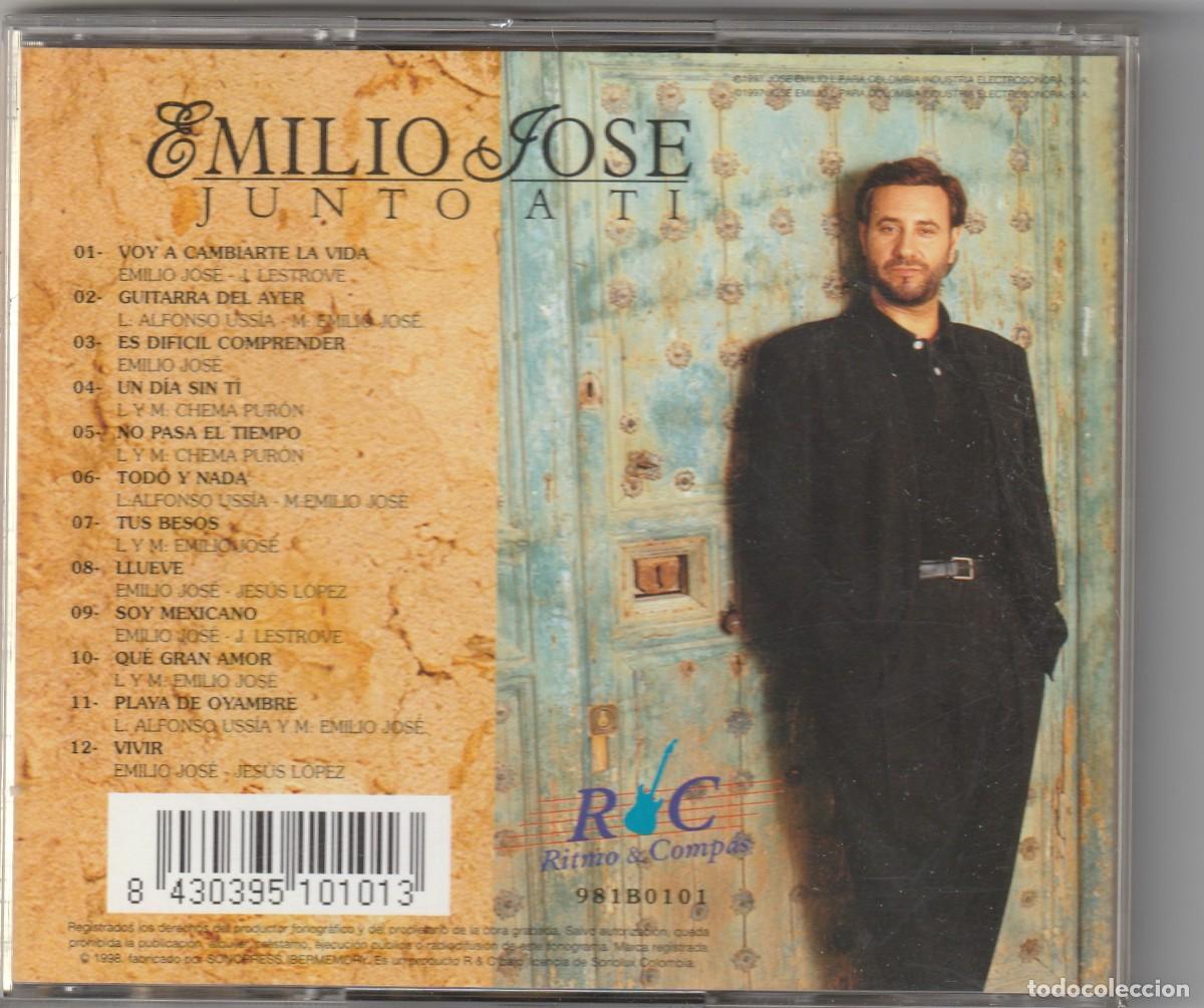 CDs de m&uacute;sica: EMILIO JOSE - JUNTO A TI (CD RITMO Y COMPAS 1998) - Foto 2