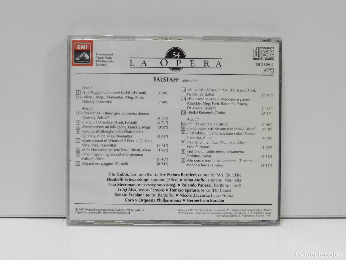 CDs de m&uacute;sica: DISCO CD. Falstaff. COMPACT DISC. - Foto 2