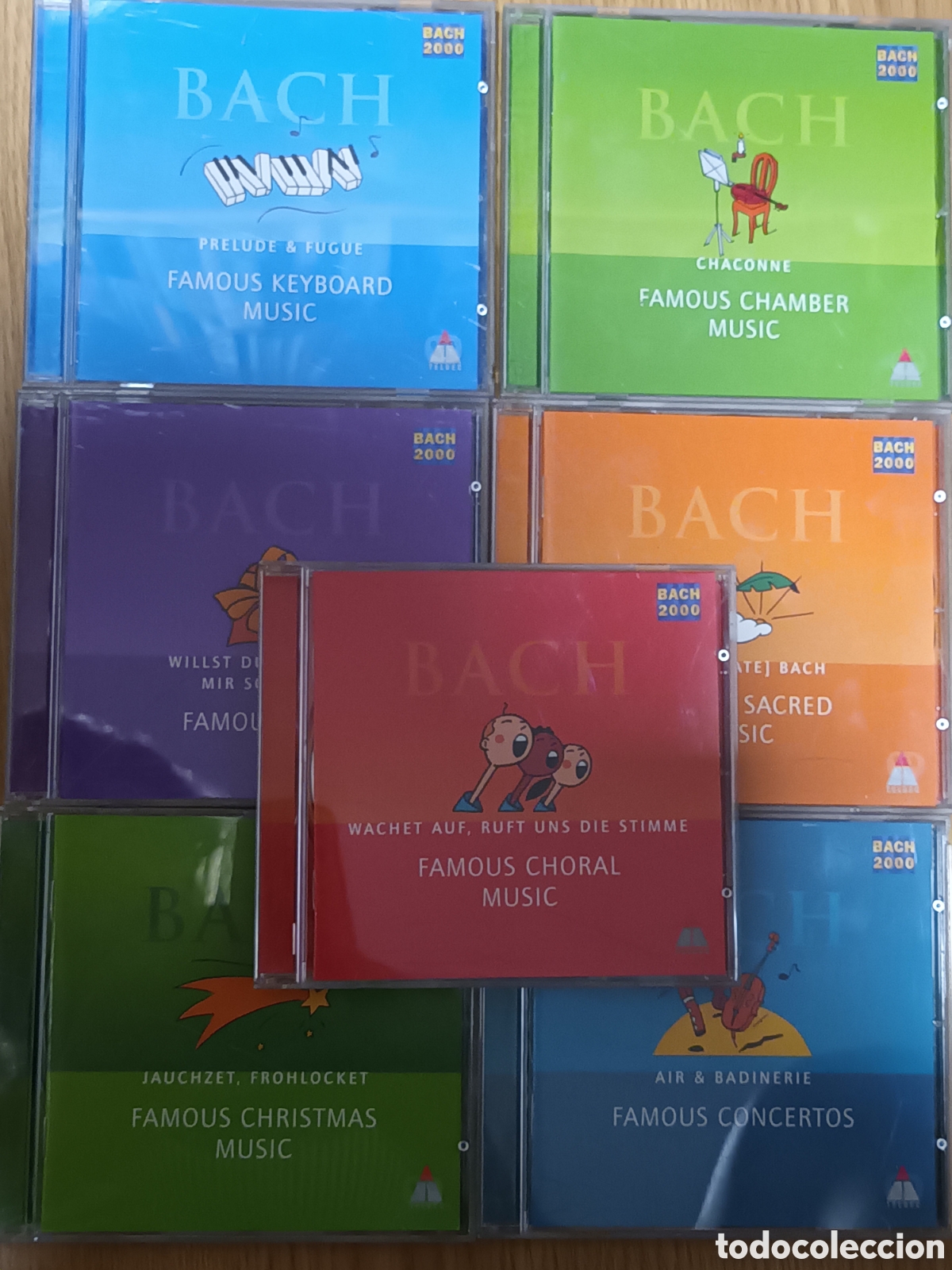 CDs de m&uacute;sica: Lote bach 2000 siete cd - Foto 1