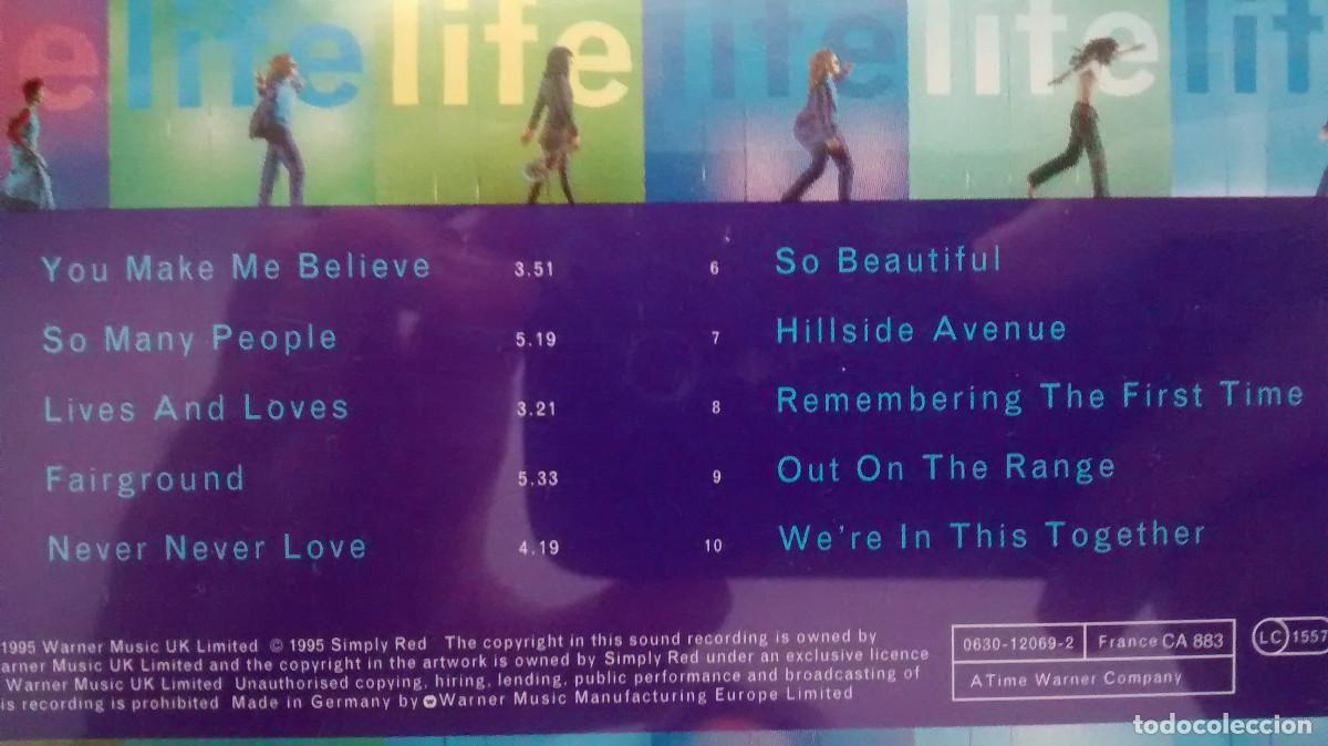 CDs de m&uacute;sica: Simply Red - Life cd - Foto 3