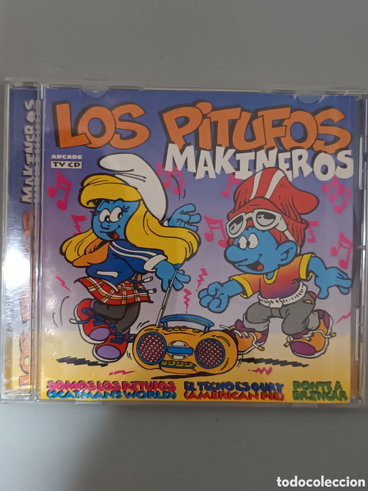 CDs de m&uacute;sica: Los pitufos makineros cd - Foto 1