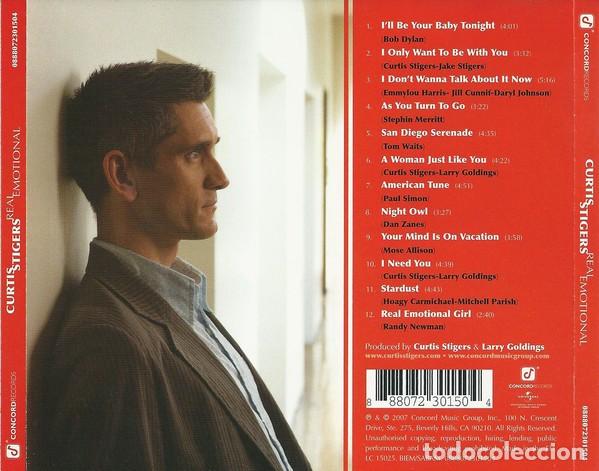 CDs de m&uacute;sica: Curtis Stigers &ndash; Real Emotional - Foto 2