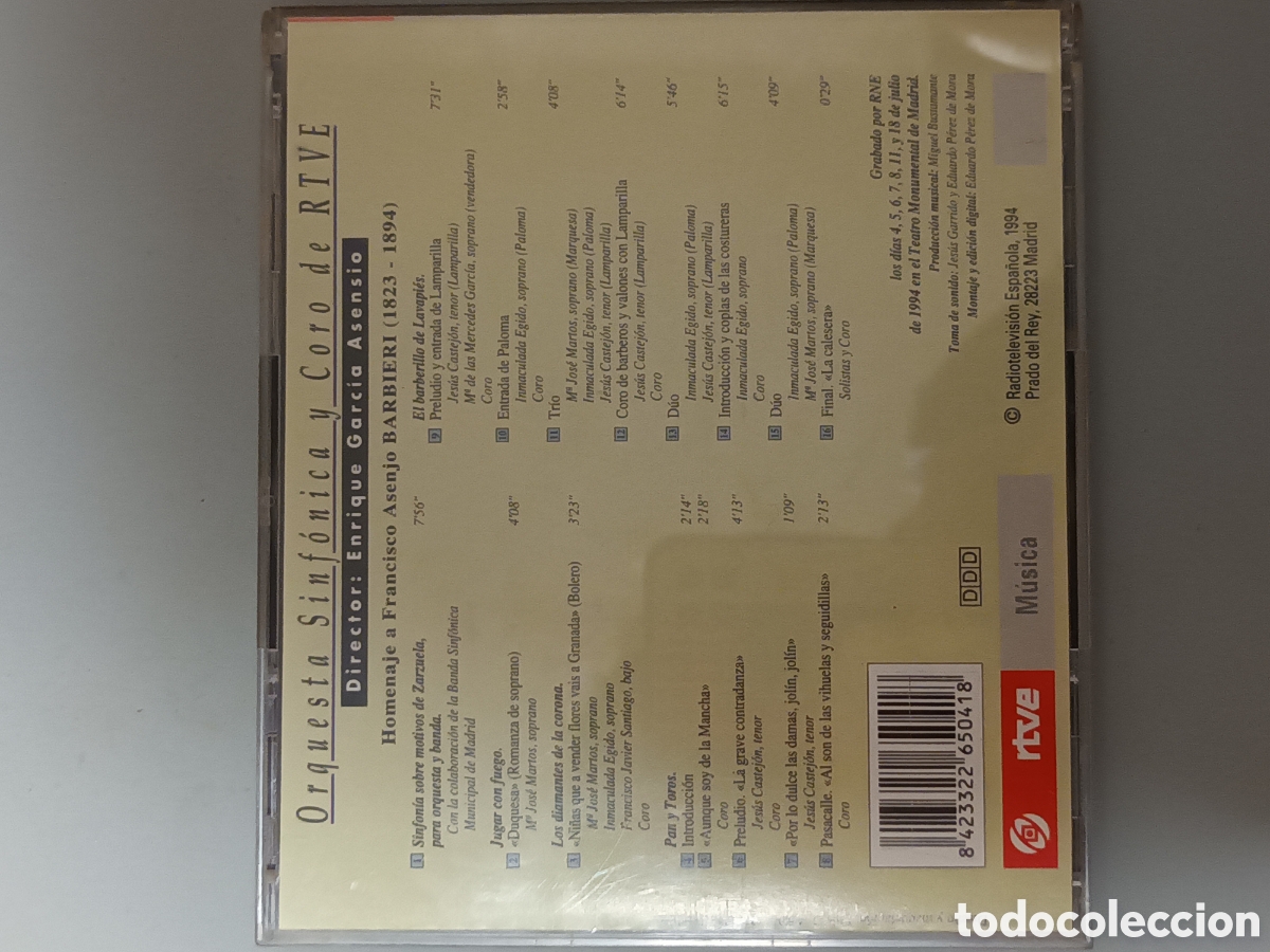 CDs de m&uacute;sica: Orquesta sinf&oacute;nica y coro de RTVE - Foto 2