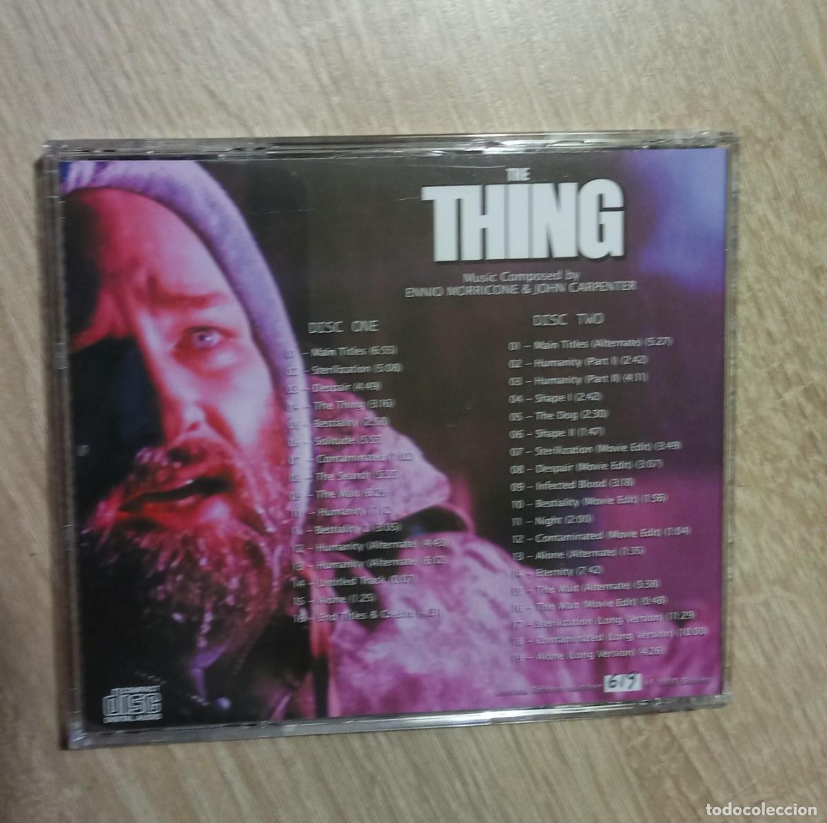 CDs de m&uacute;sica: THE THING 2CD - Ennio Morricone - OST - Foto 3