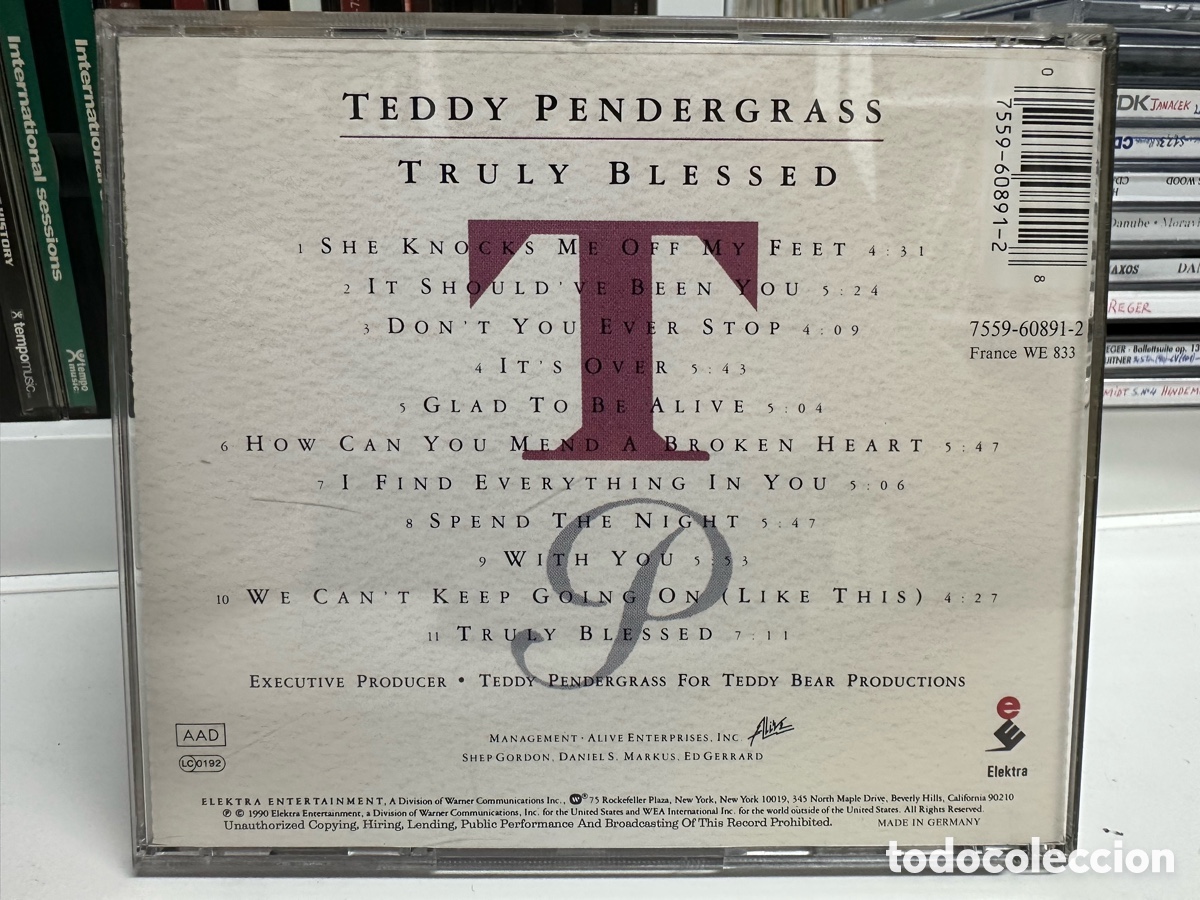 CDs de m&uacute;sica: Teddy Pendergrass - Truly Blessed (CD) - Foto 2