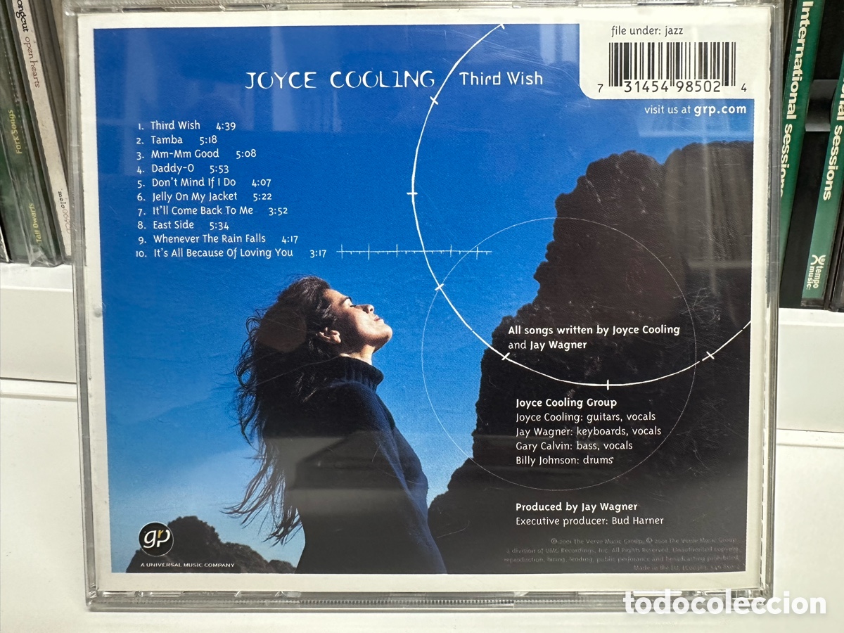 CDs de m&uacute;sica: Joyce Cooling - Third Wish (CD, Album) - Foto 2
